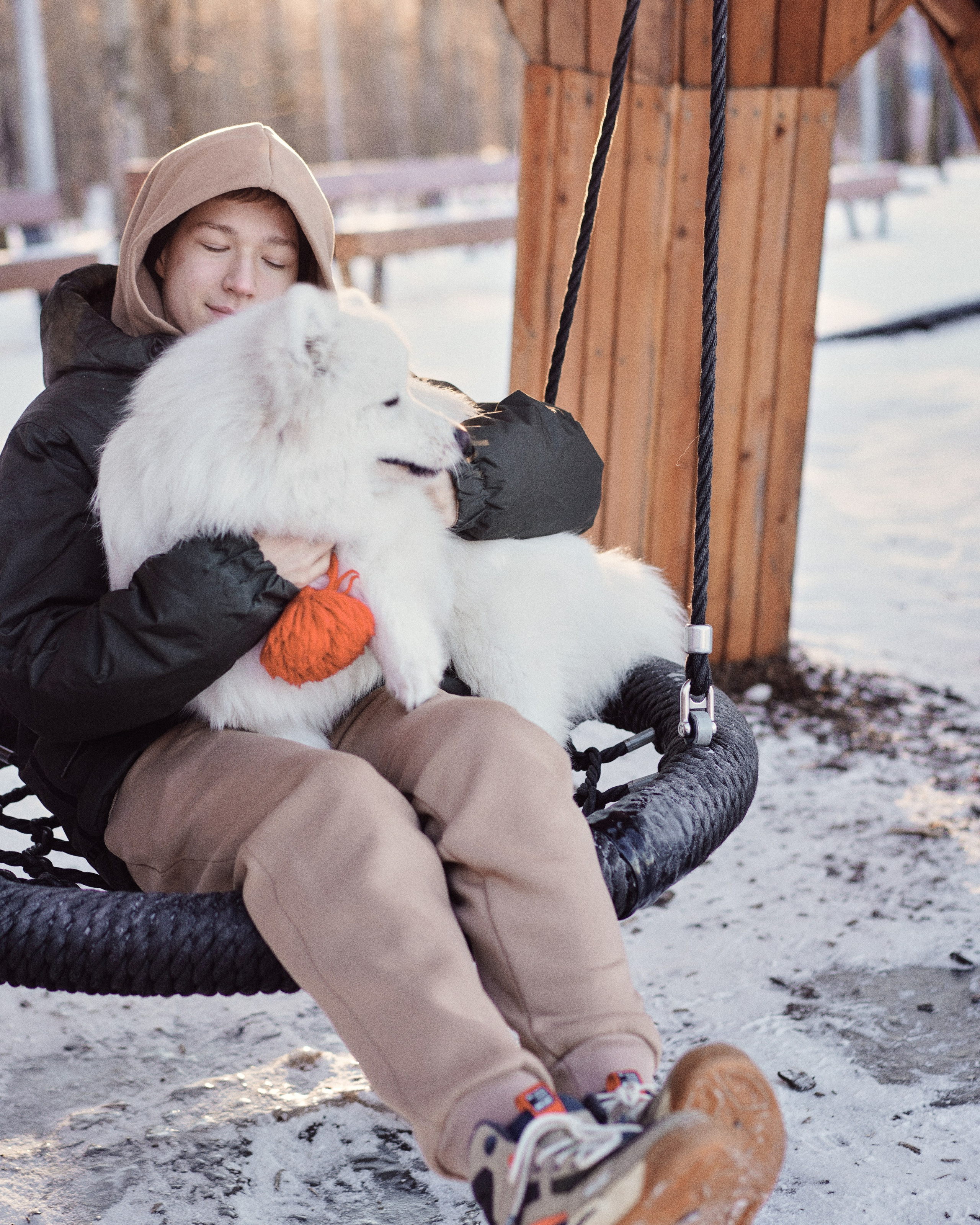 Прогулка морозным утром. Фотограф Казань