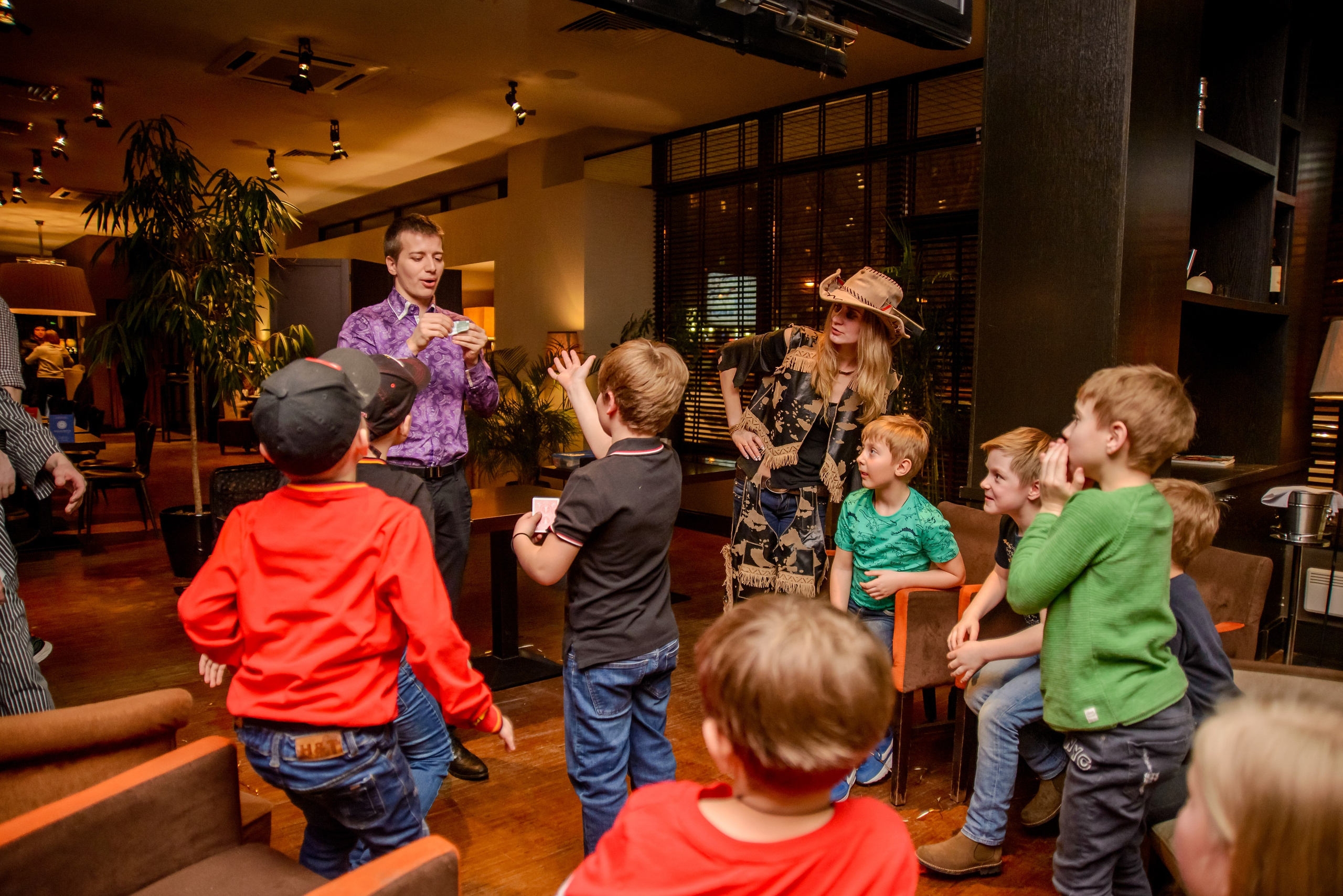 Детский день рождения в ресторане