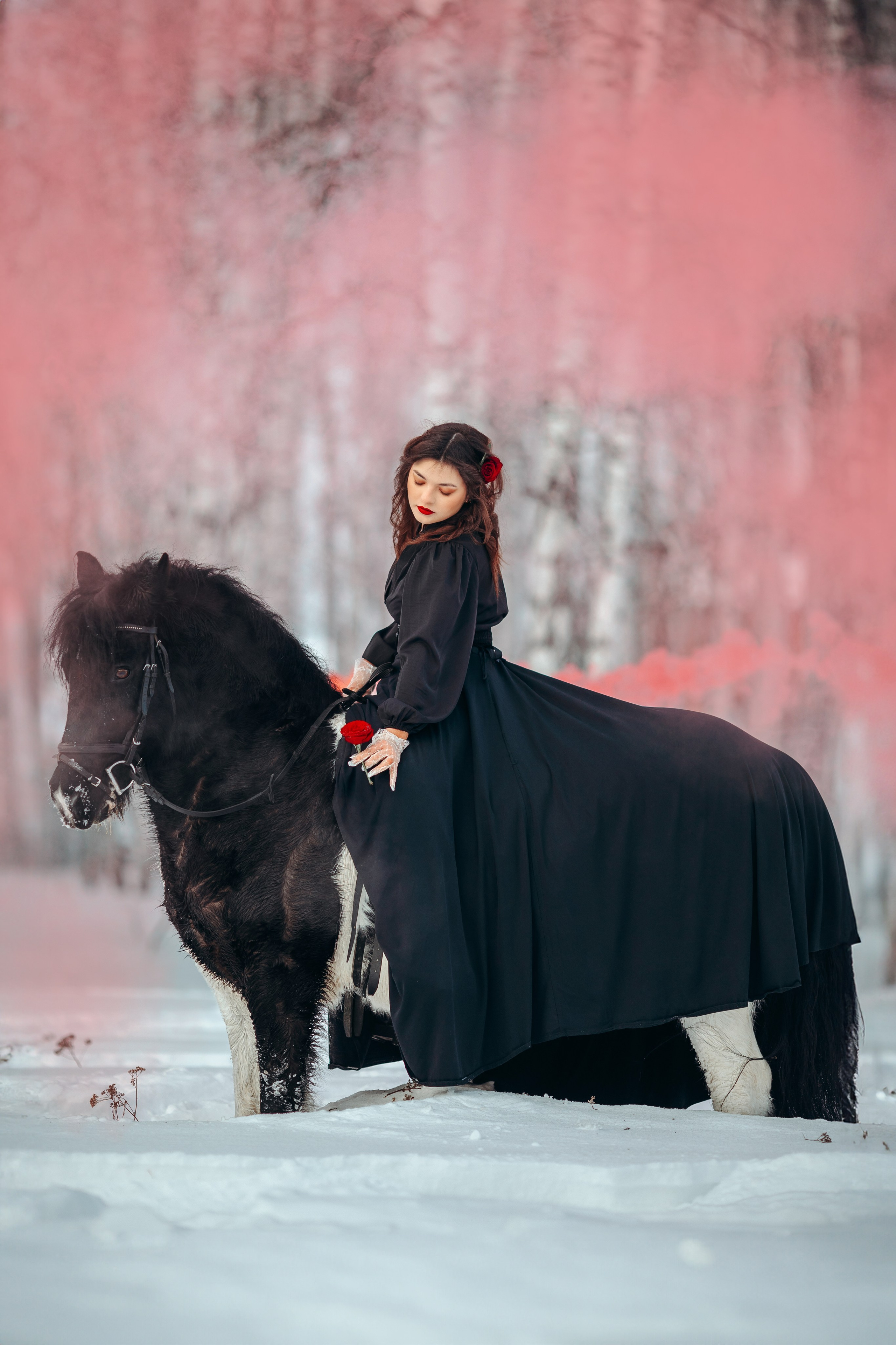 Катя и Шери. Анна Молчанова конный фотограф в Тюмени | фотосессии с лошадьми Тюмень