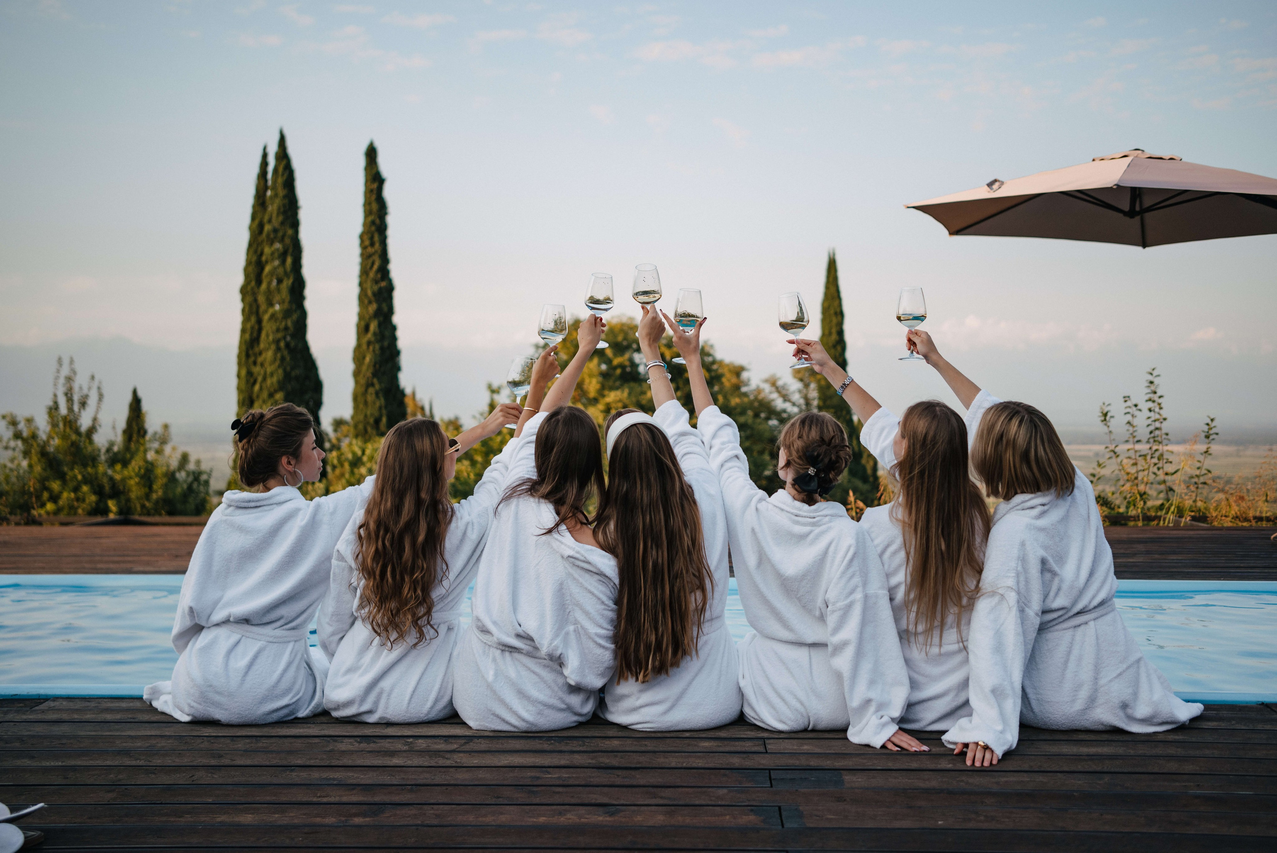 Девичник в отеле. Портретный и свадебный фотограф в Тбилиси • xeniqo