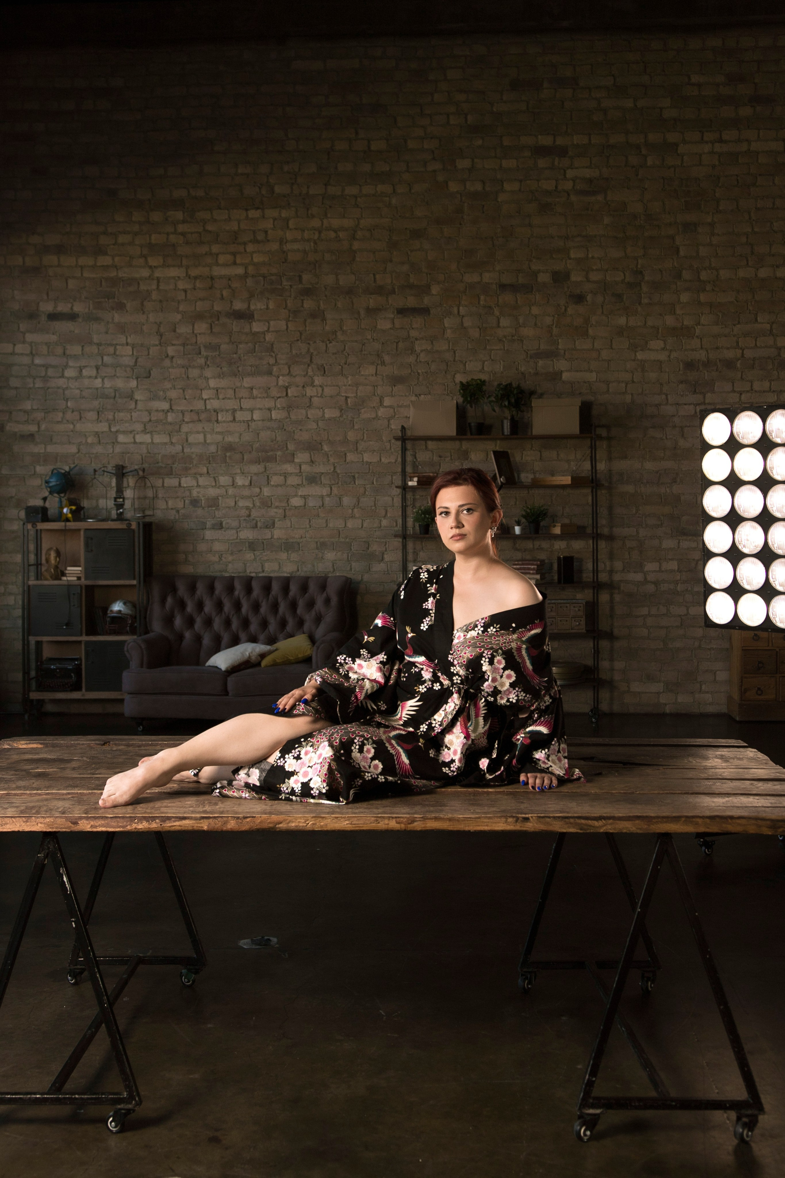 Женская фотосессия в фотостудии. Профессиональный фотограф в Москве