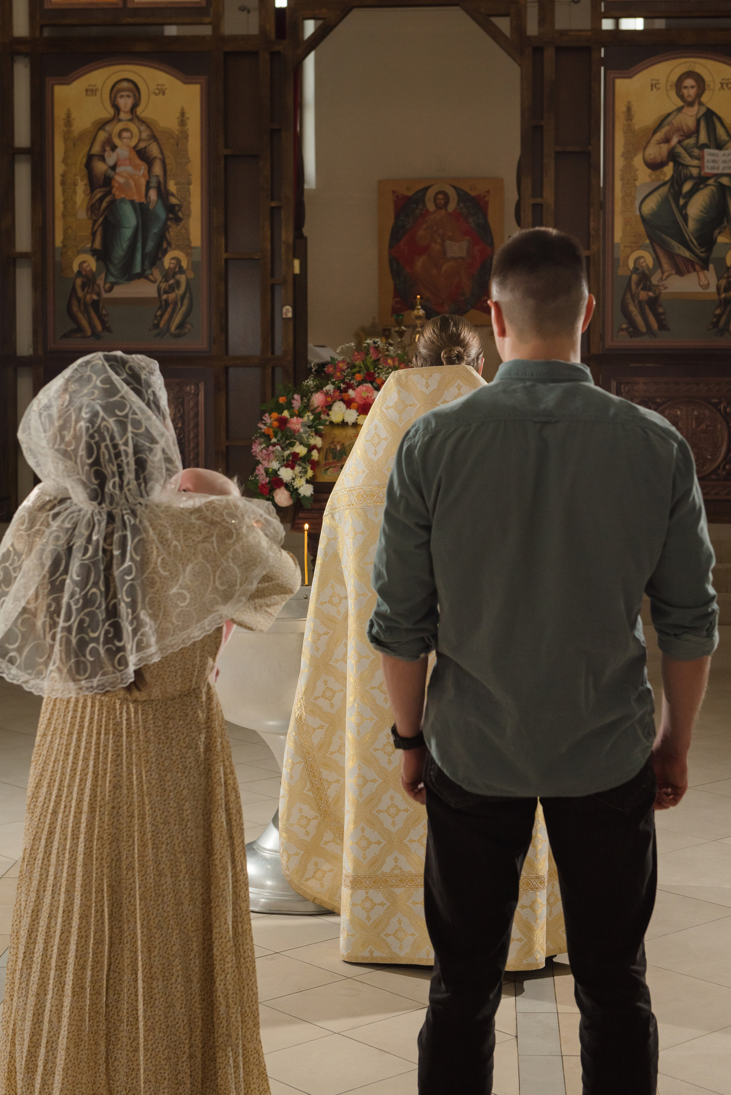 Съемка крещения в Саратове. Семейный фотограф Саратов Маргарита Куликова