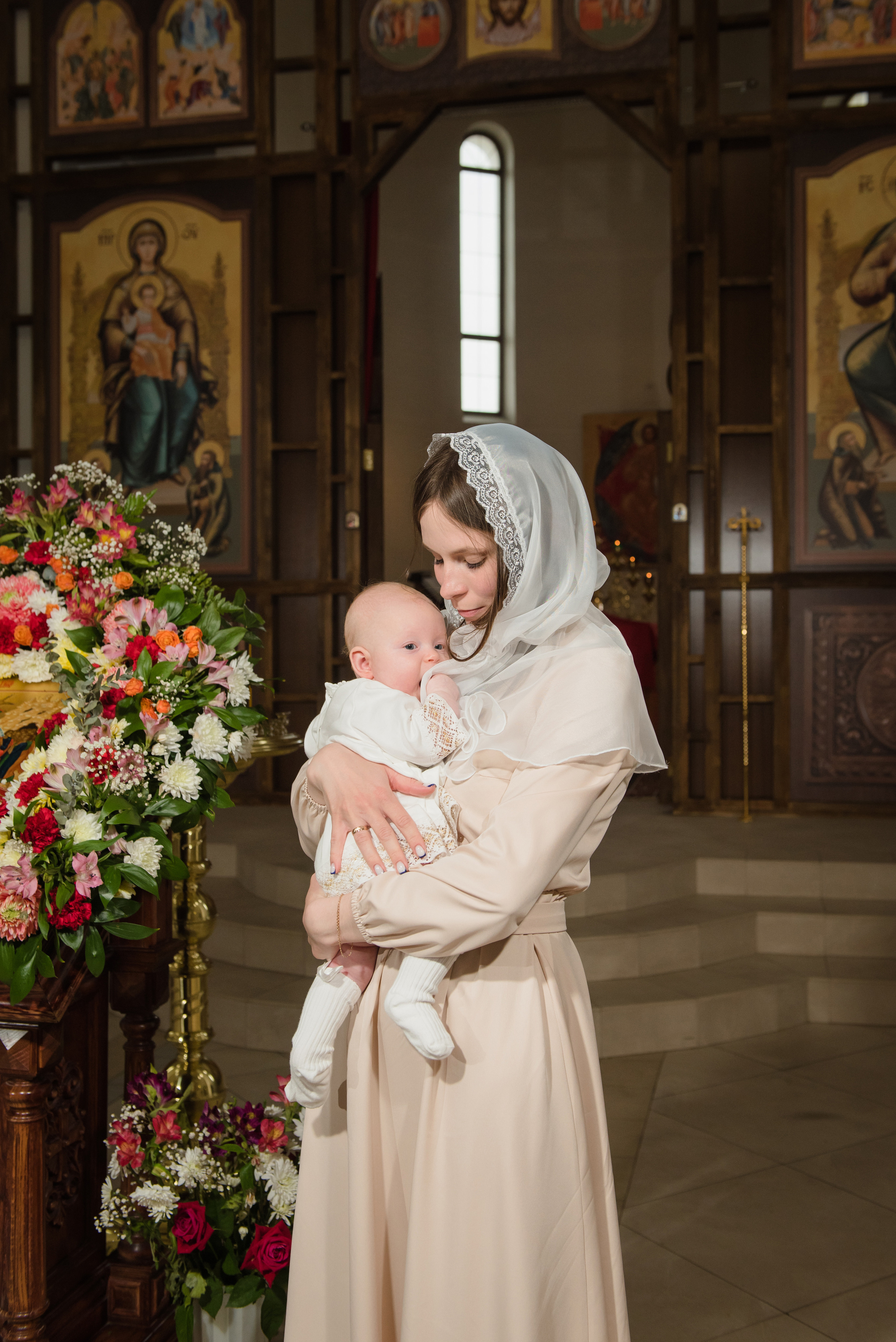 Съемка крещения в Саратове. Семейный фотограф Саратов Маргарита Куликова