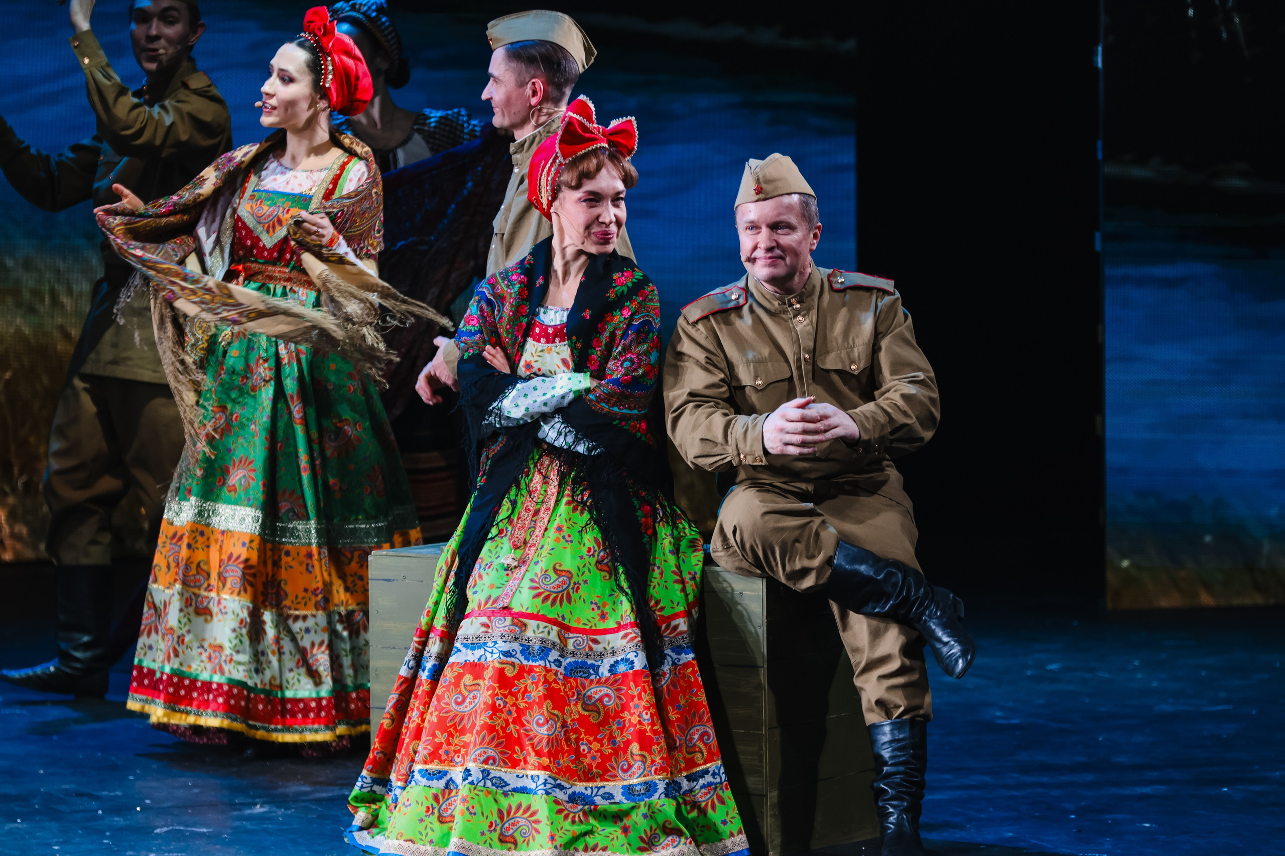 Василий Теркин, театр «Русская песня». Фотограф Ольга Махалова — Санкт-Петербург, Москва, Нижний Новгород