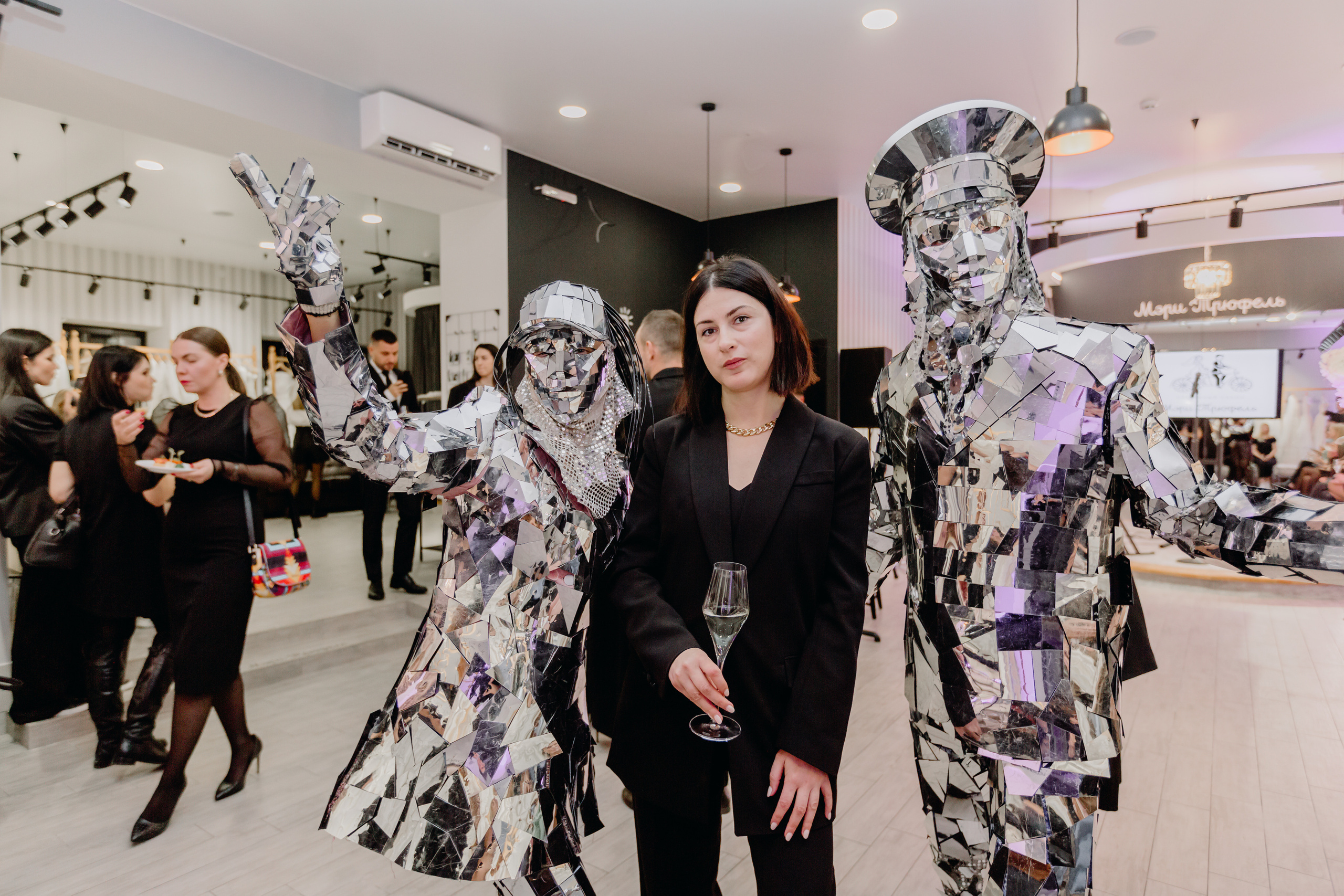 Светское мероприятие (Открытие Свадебного салона Мэри Трюфель). Свадебный и контент фотограф в Москве — Юлия Барно (Баранова)