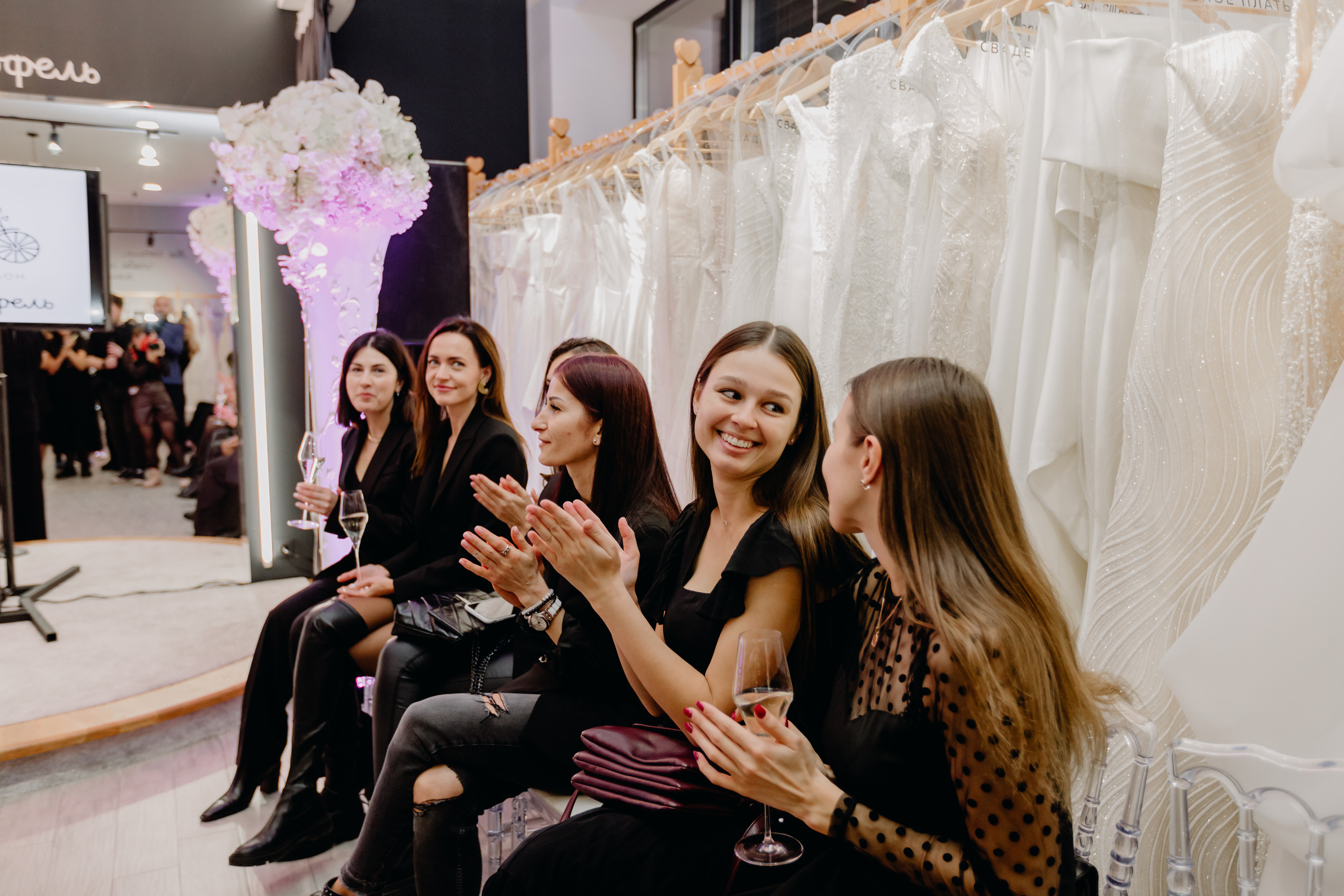 Светское мероприятие (Открытие Свадебного салона Мэри Трюфель). Свадебный и контент фотограф в Москве — Юлия Барно (Баранова)
