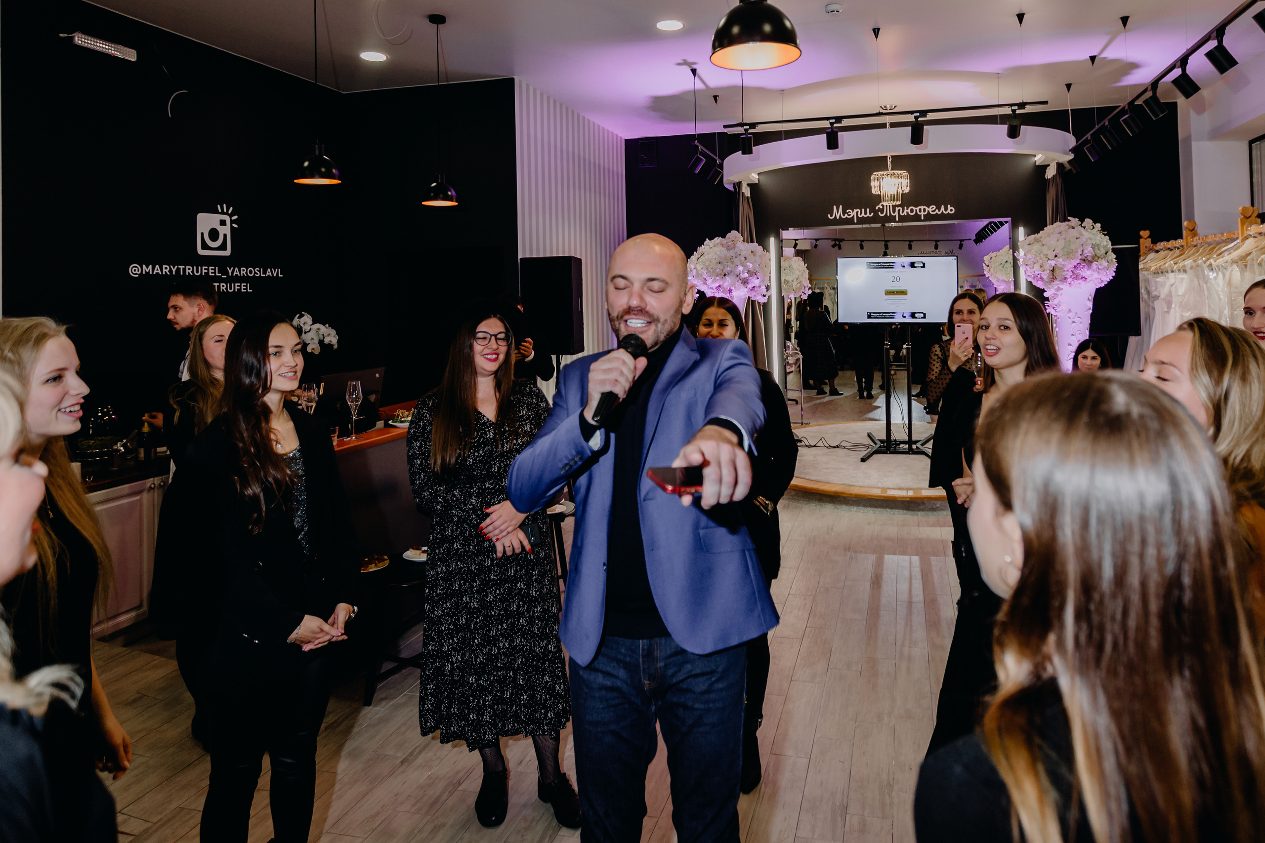Светское мероприятие (Открытие Свадебного салона Мэри Трюфель). Свадебный и контент фотограф в Москве — Юлия Барно (Баранова)