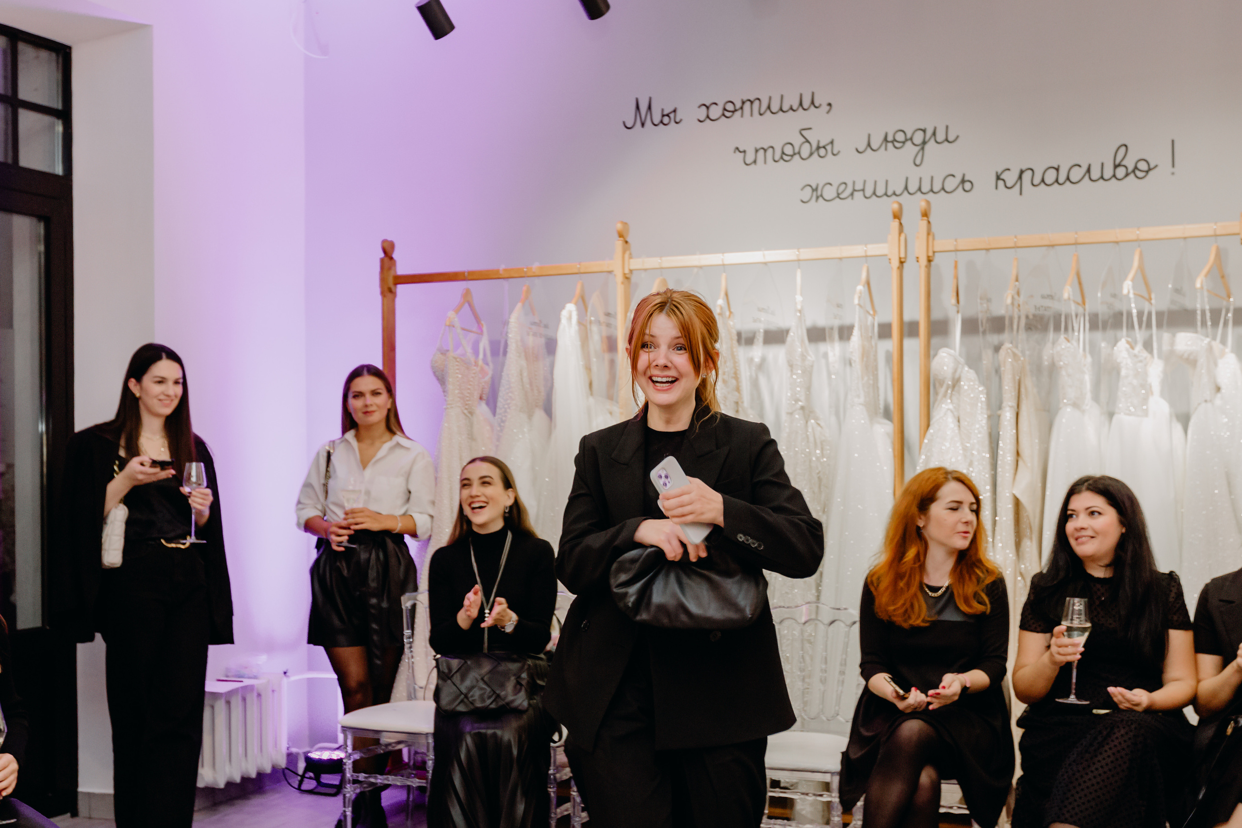 Светское мероприятие (Открытие Свадебного салона Мэри Трюфель). Свадебный и контент фотограф в Москве — Юлия Барно (Баранова)