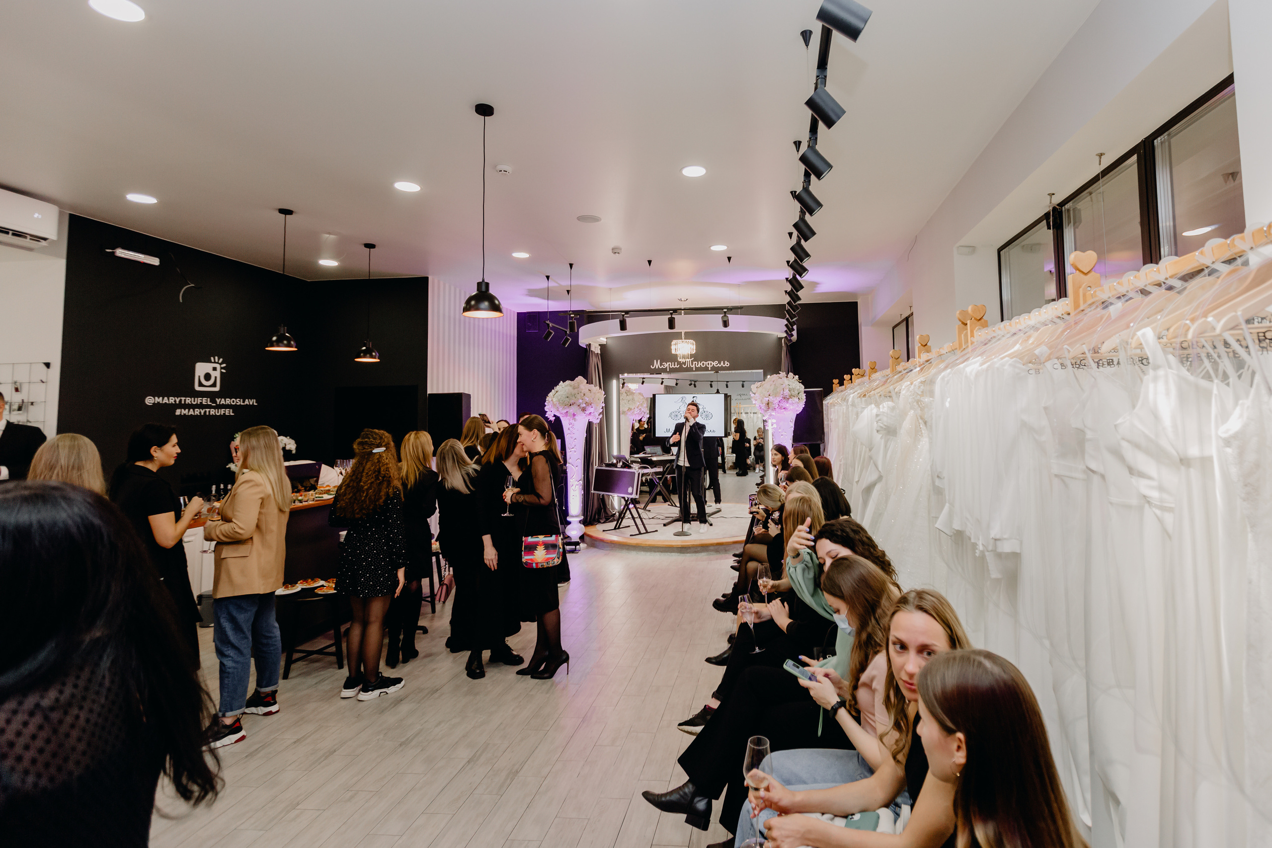 Светское мероприятие (Открытие Свадебного салона Мэри Трюфель). Свадебный и контент фотограф в Москве — Юлия Барно (Баранова)