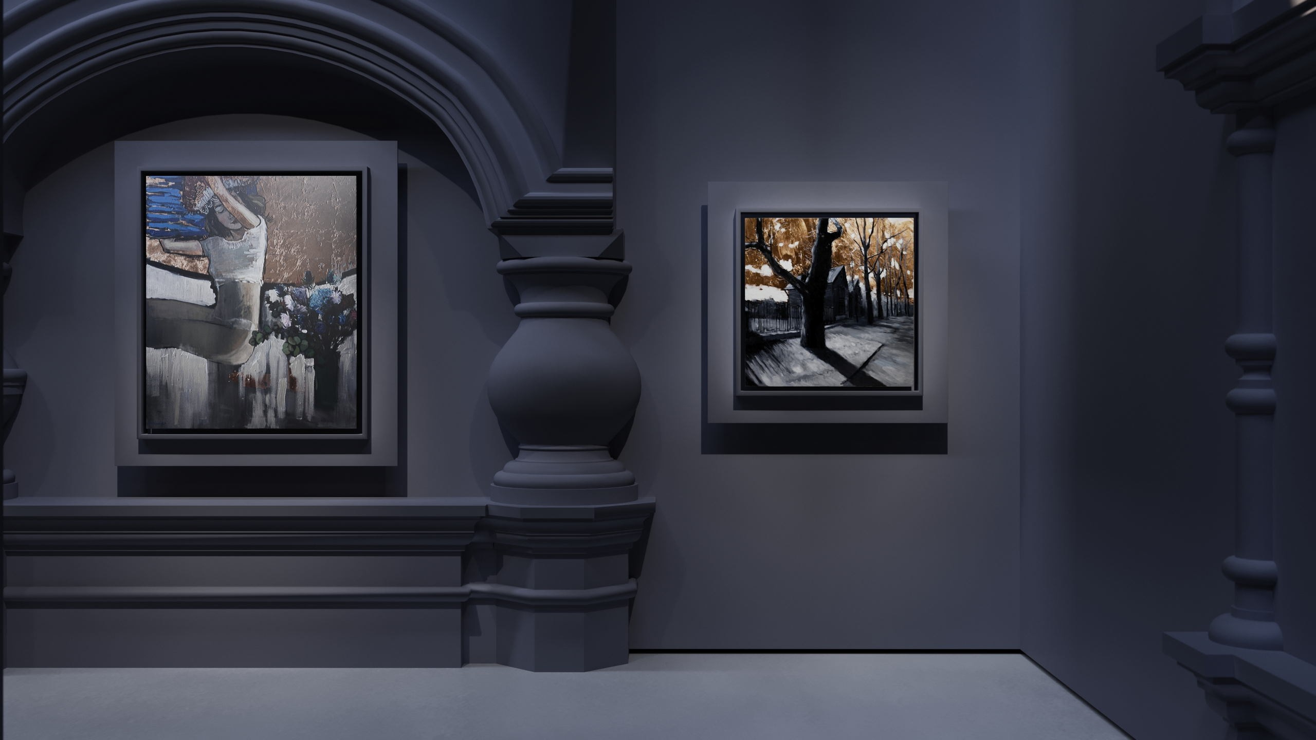 Онлайн выставка. Paintings by the artist Sergey Ratchin