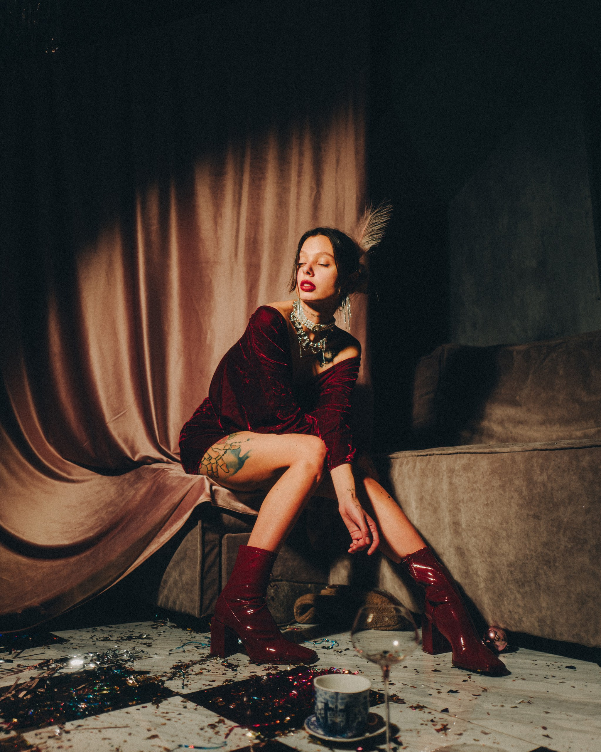 Тася «Новый Год». Никита Линейцев — индивидуальный портретный фотограф в Москве и Иркутске