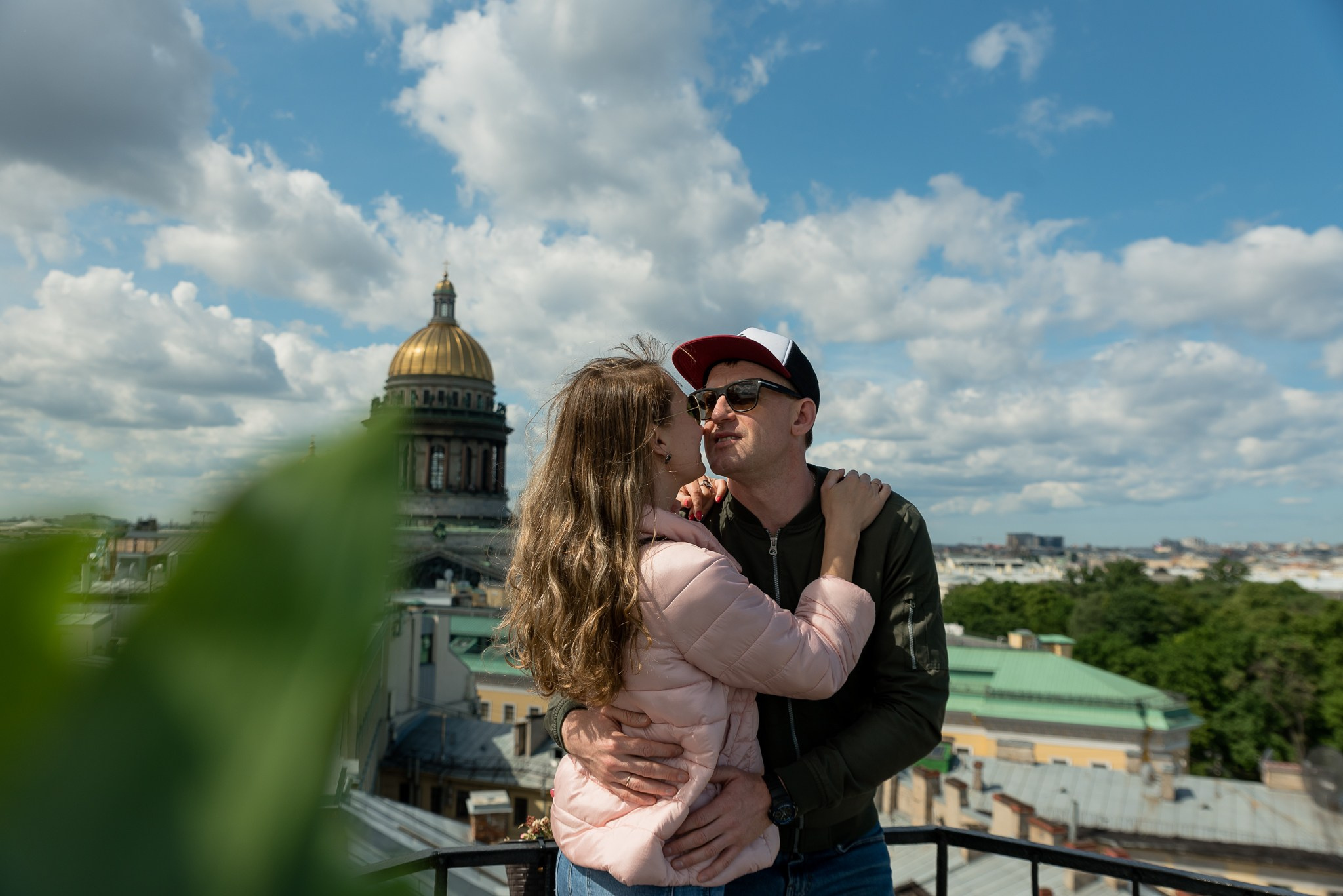 Крыша у Исаакиевского собора. Свадебный и семейный фотограф из Санкт-Петербурга Климов Анатолий