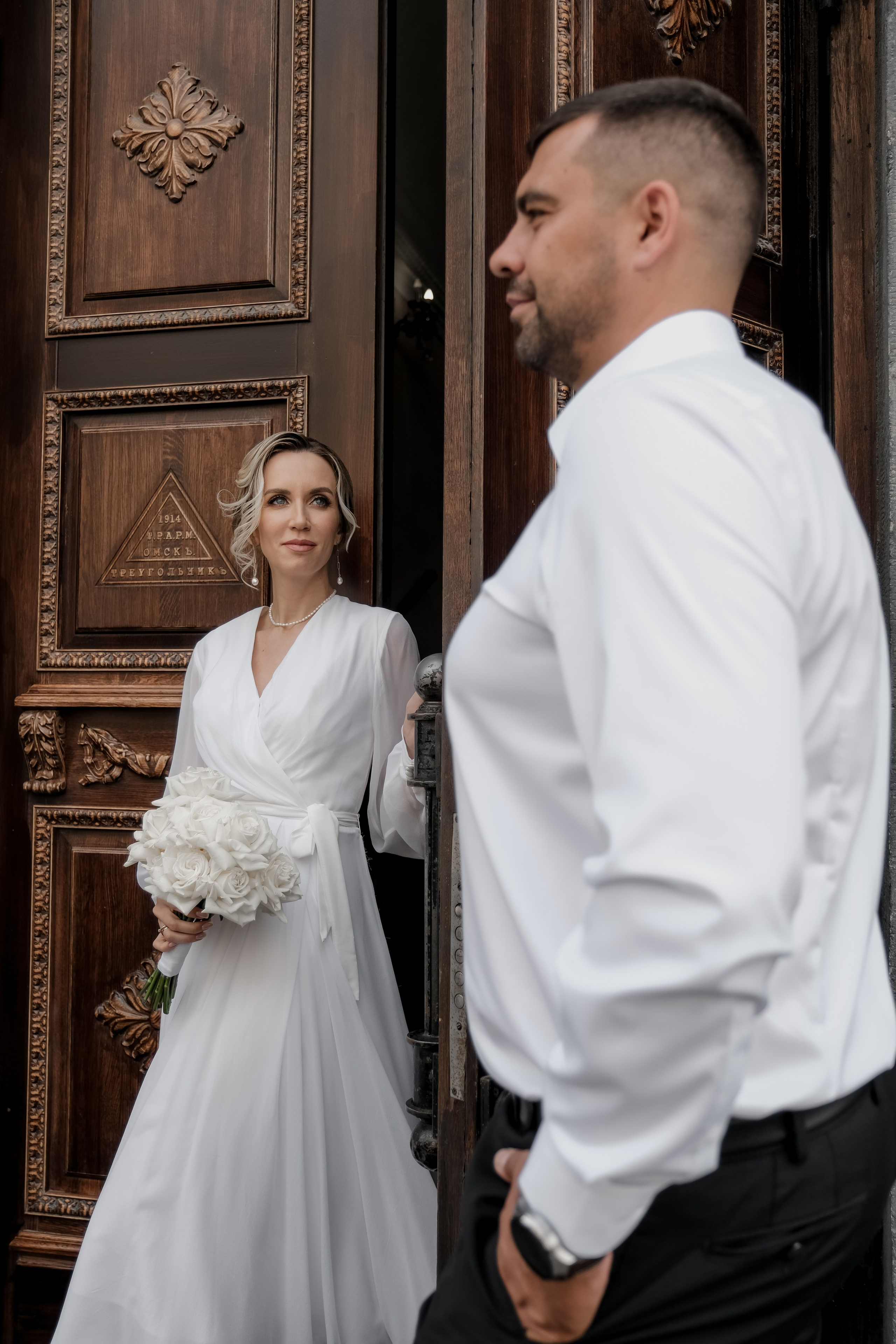Портретная свадебная съемка Андрей и Любовь. Профессиональный фотограф Николай Рождественский. Москва, Омск, Тюмень
