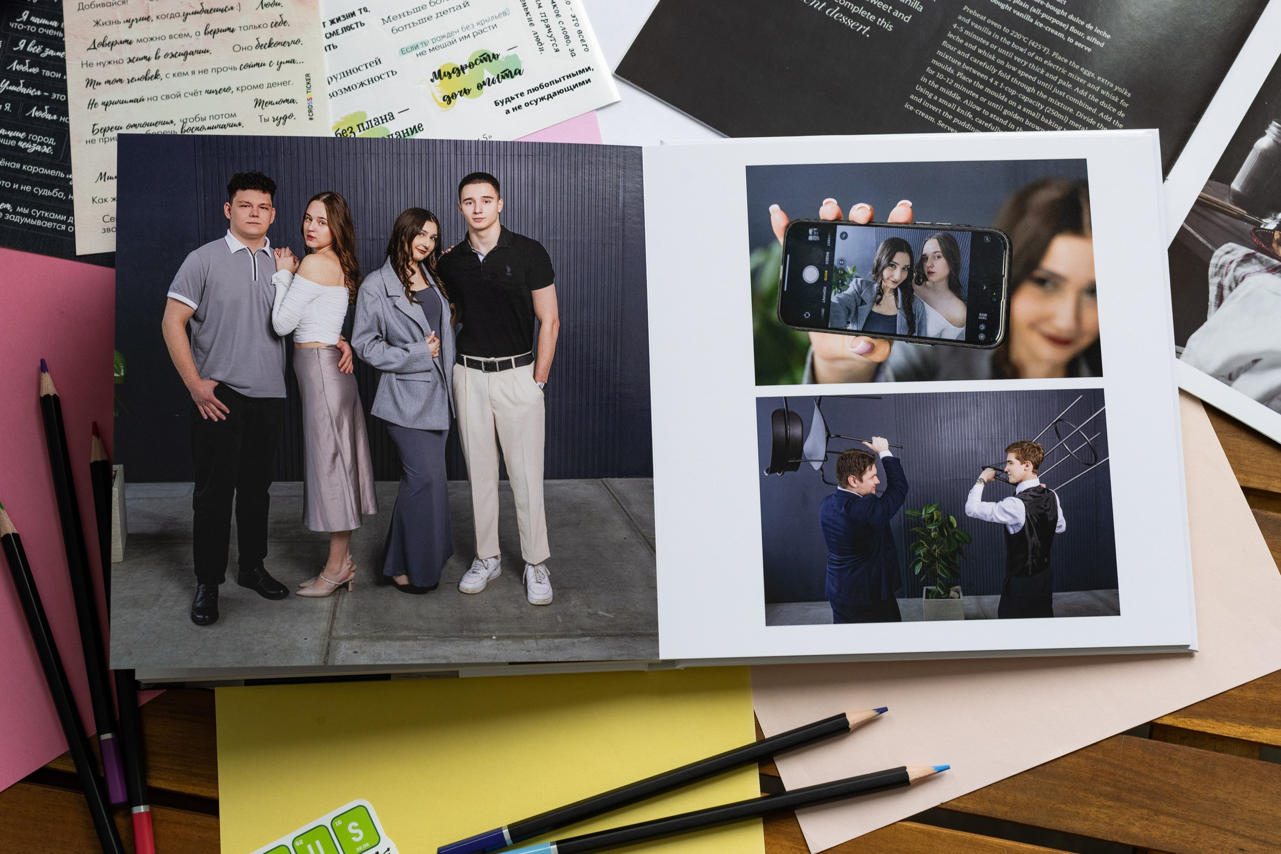 Фотосессия на альбом в студии ART Place. Выпускные альбомы в Подольске Москве и МО