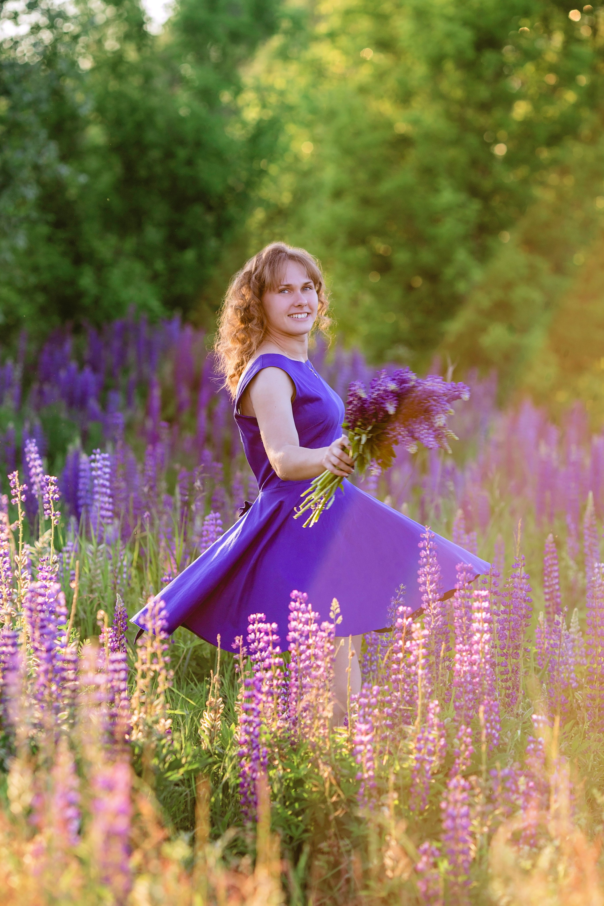Индивидуальная фотосессия в люпинах (Анна). Главная