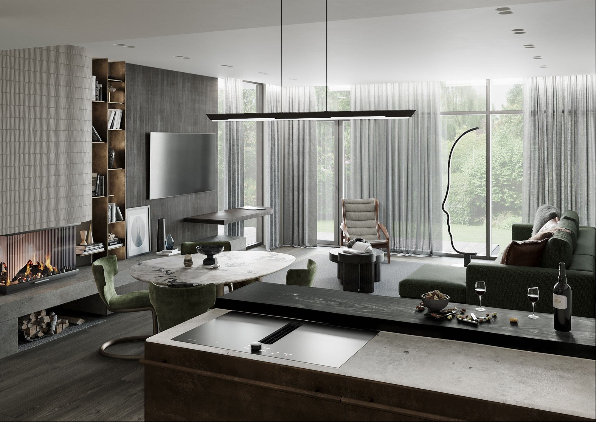 Park Residences. Дизайн Марина Павлюченкова. 3D визуализатор интерьеров Ксения Жарко