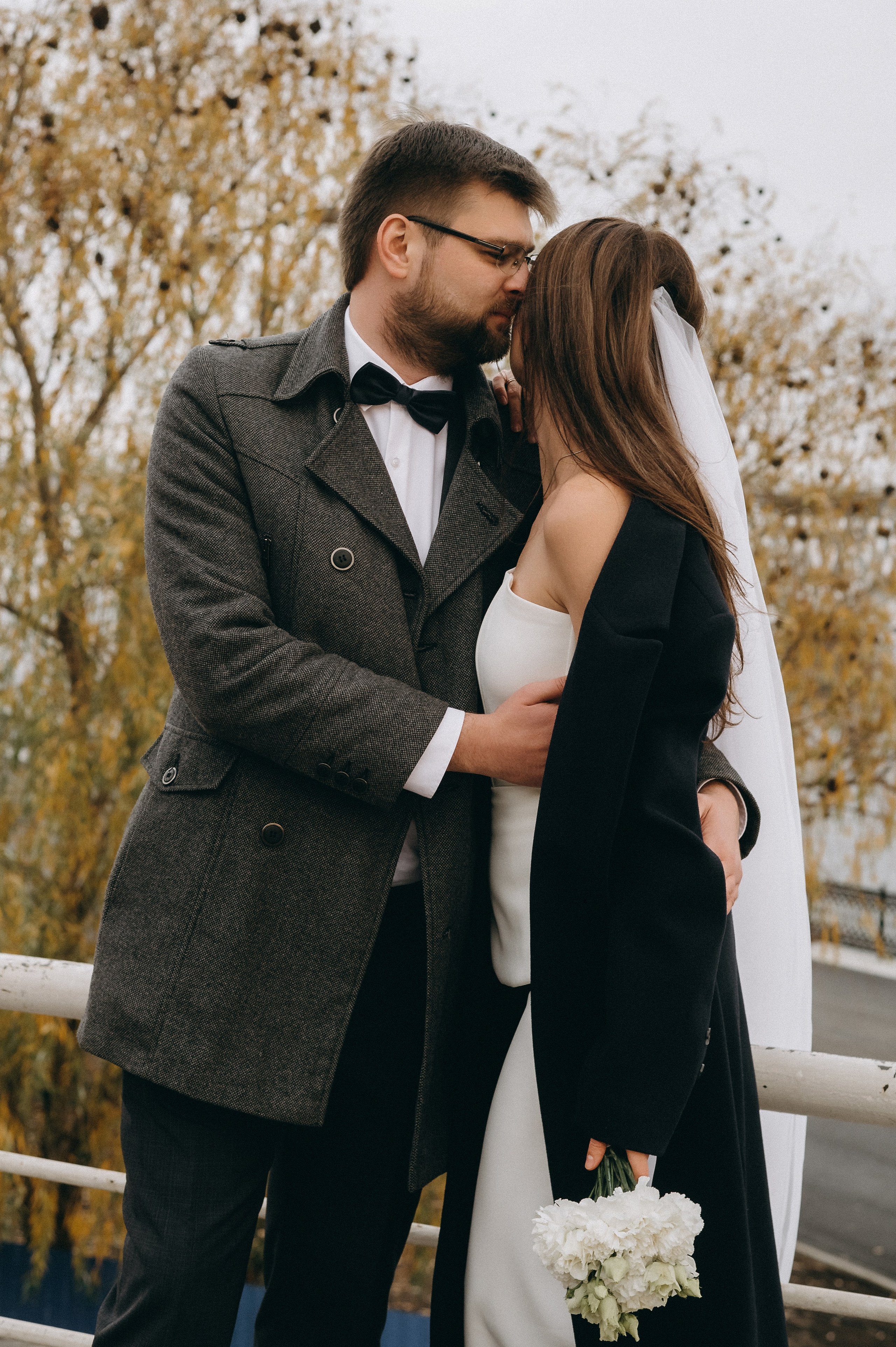 Дарья и Дмитрий — ноябрьская история. Фотограф Мария Стрелкова