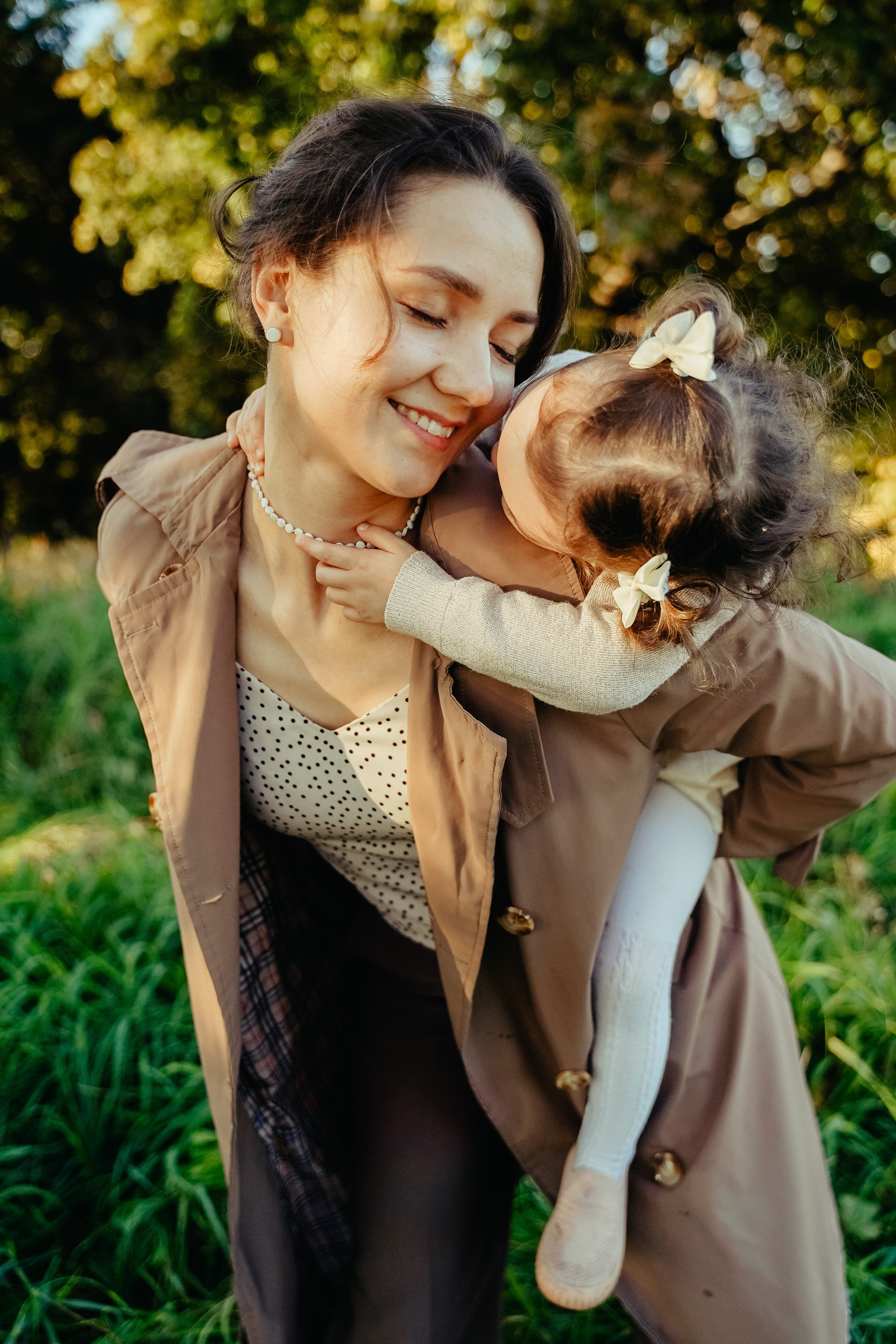 Мама и Дочка Осенняя фотосъемка
