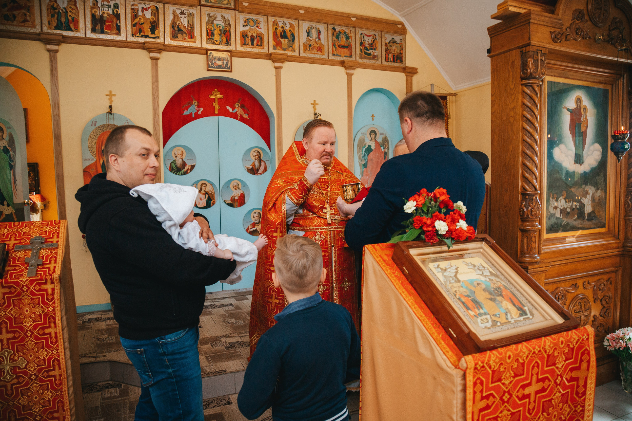 Крещение Свята. Семейный lifestyle фотограф в Санкт-Петербурге Людмила Пахомова