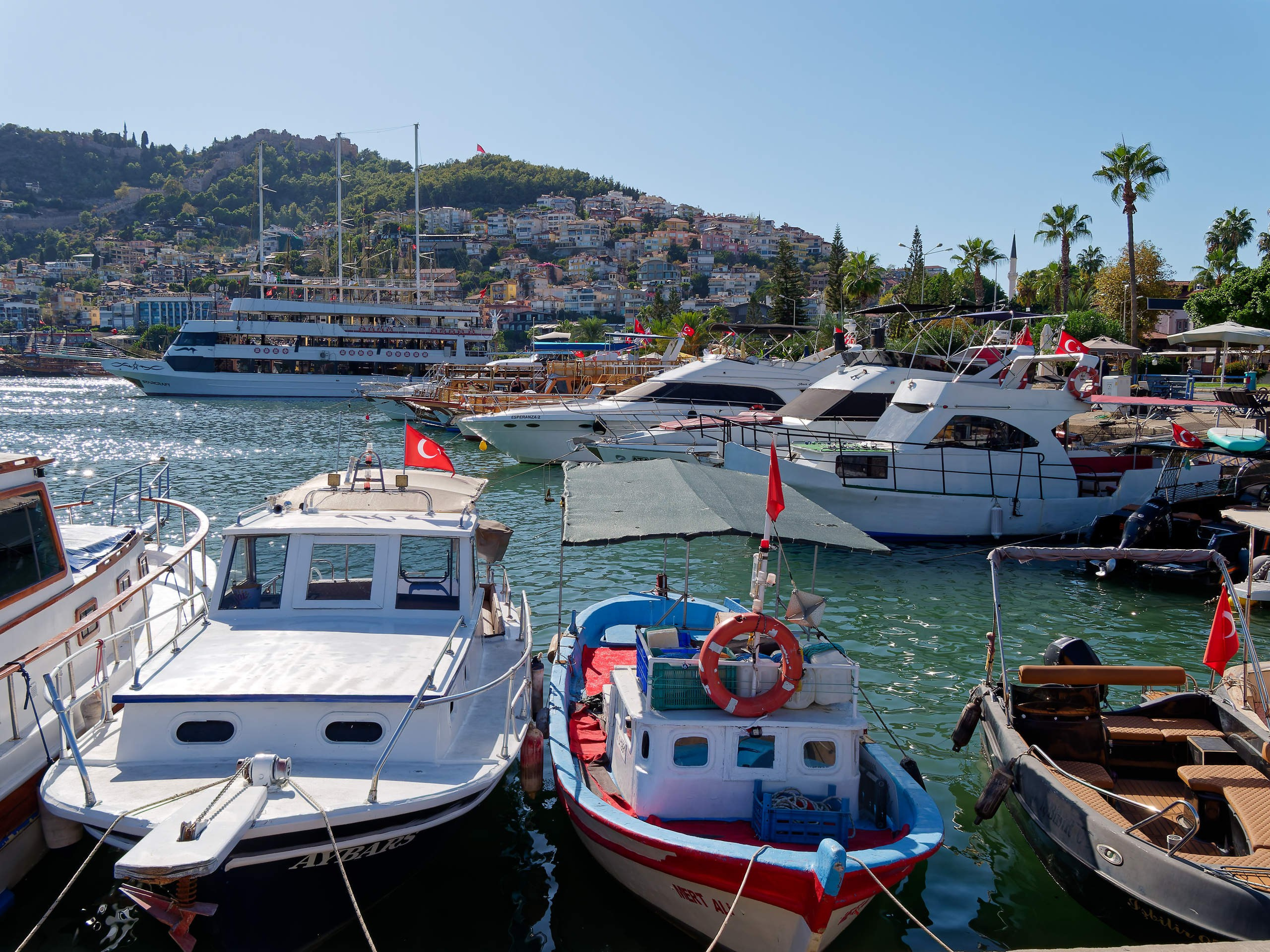 Алания 2025, порт и парк. Избранные фотографии