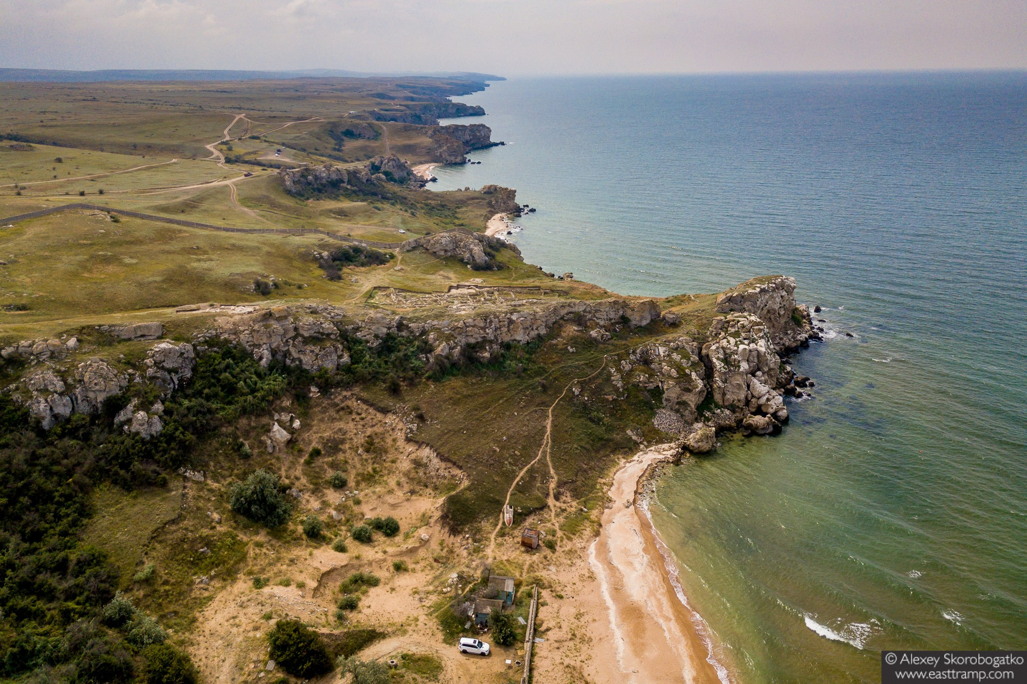 Археологические раскопки некрополя Кыз-Аул в Крыму. Фотограф Алексей Скоробогатько