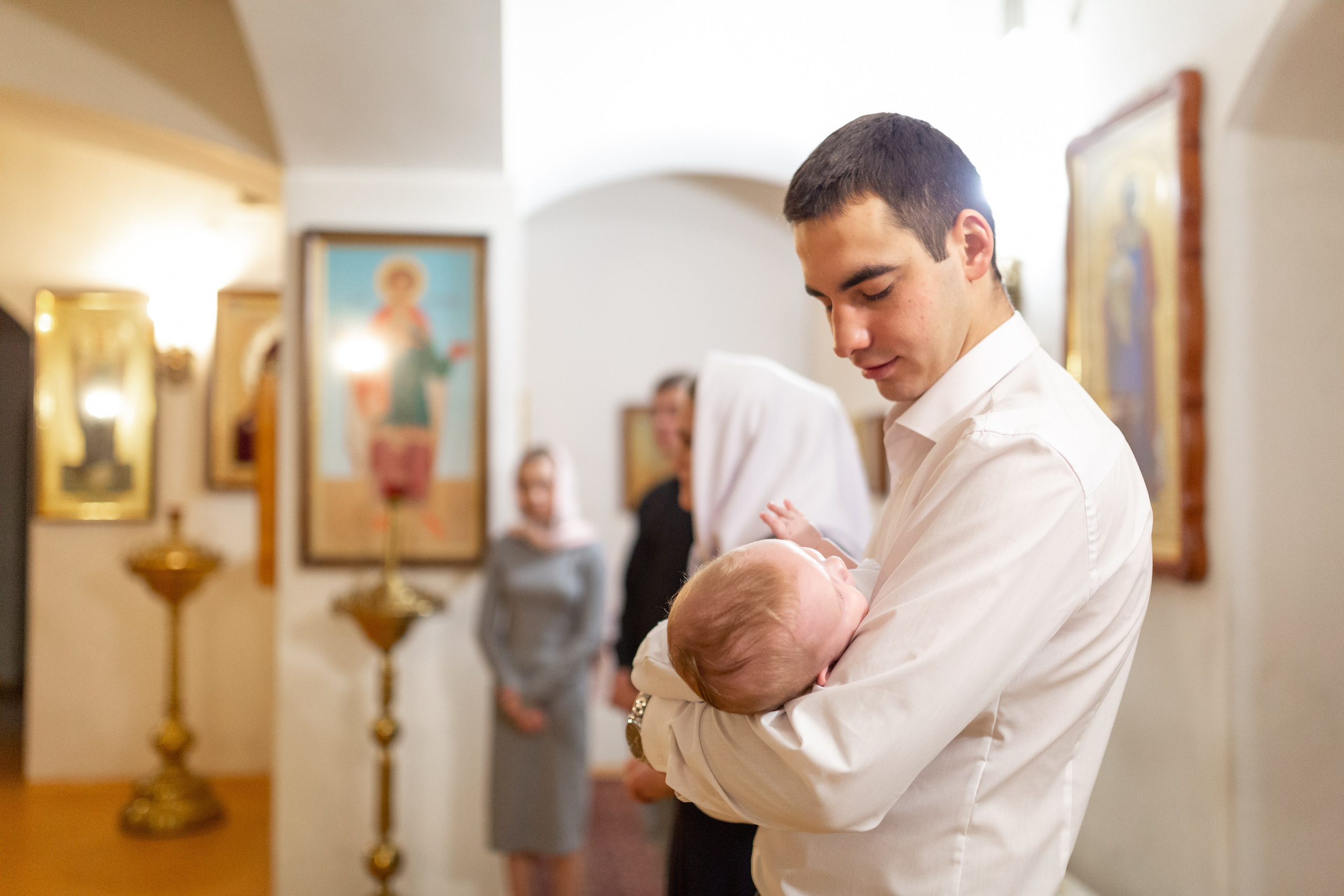 Таинство крещения. Фотограф Комаров Сергей