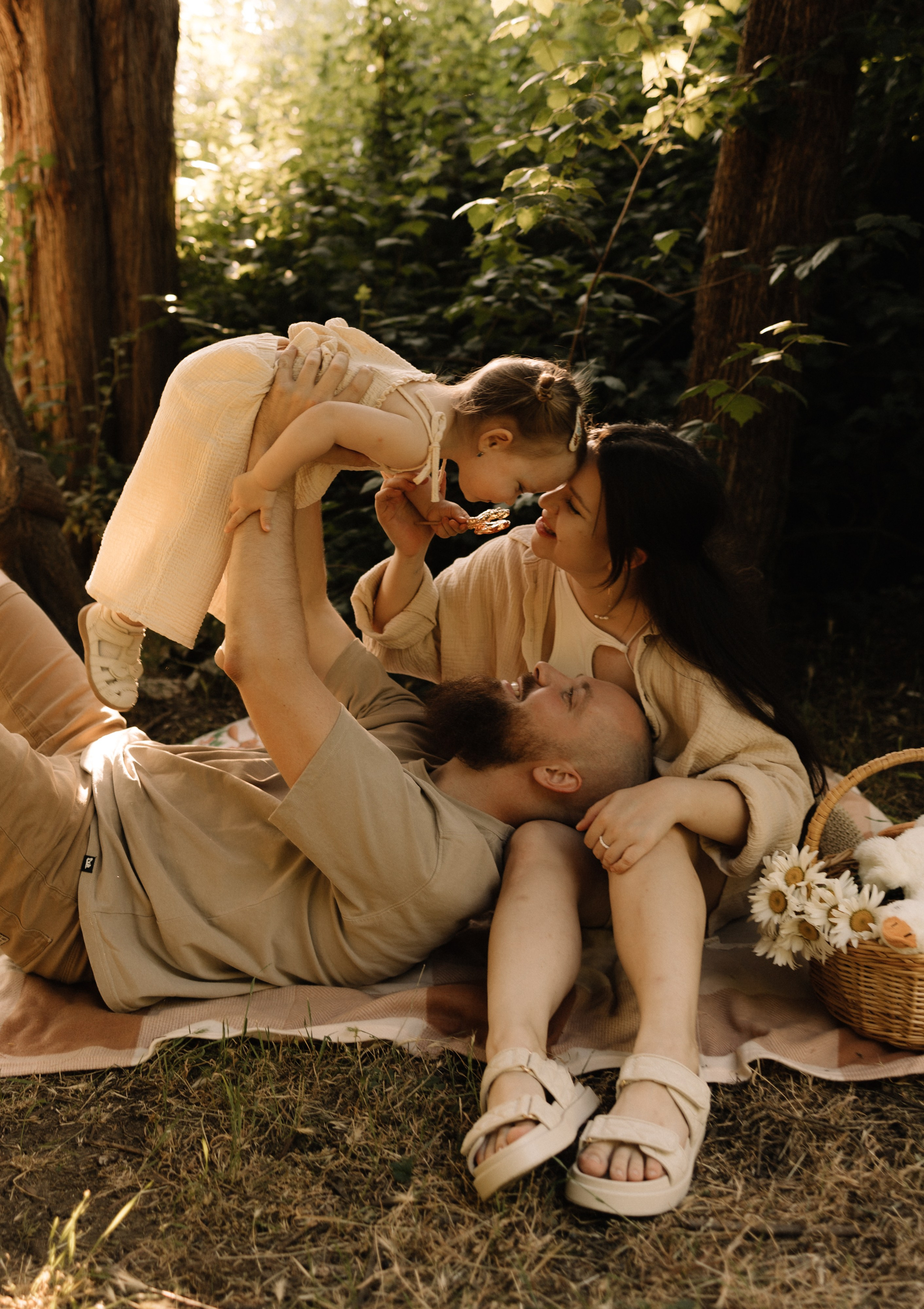 К двум годам Машули — дендрарий. Семейный фотограф в Краснодаре Храмова Анна