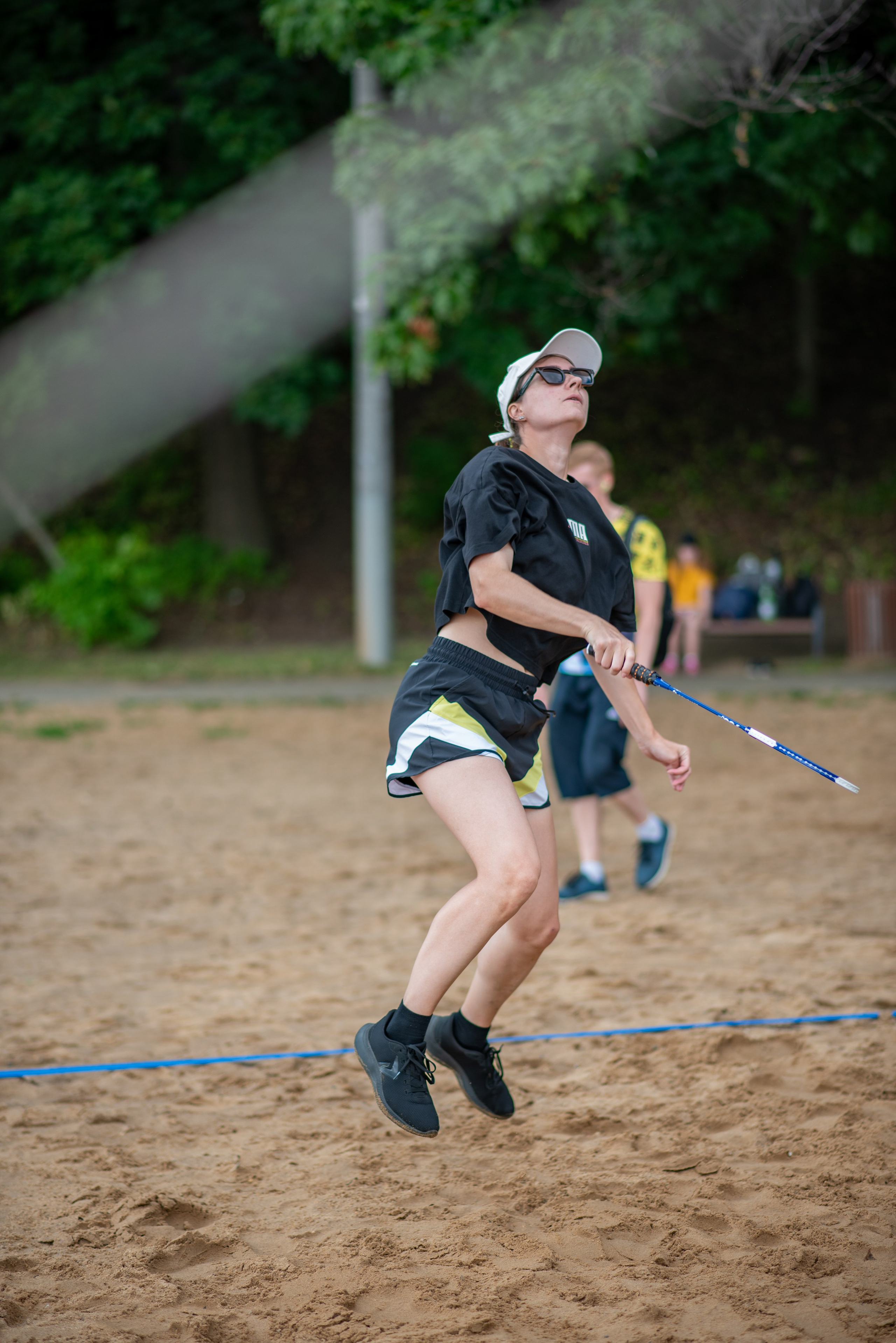 Бадминтон на свежем воздухе. Химки, Московская область. Фотограф Стеценко Наталия. Одинцово, Москва, Московская область