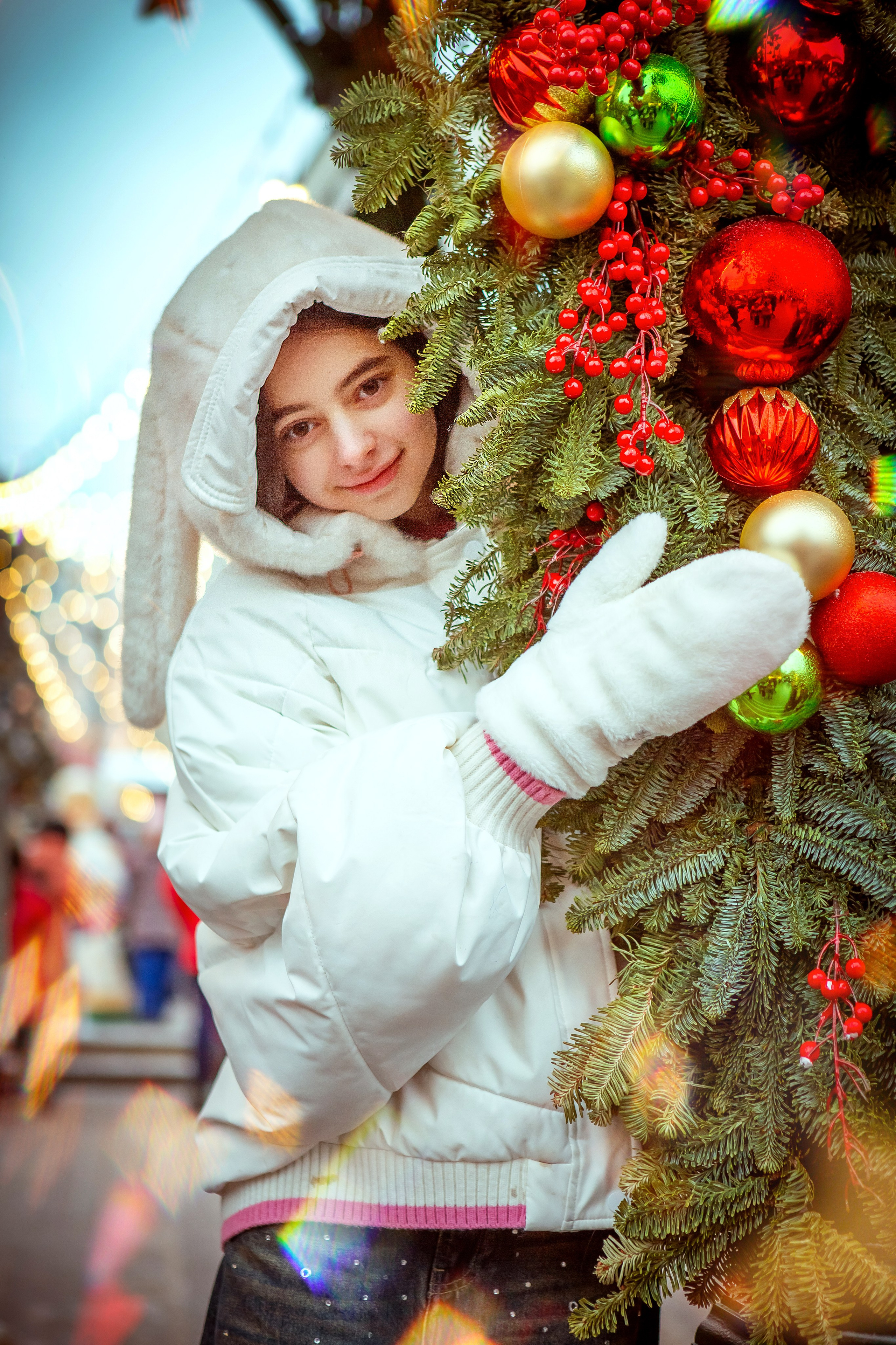 Новогодняя Москва. Мария. Фотограф Мария Кольцова