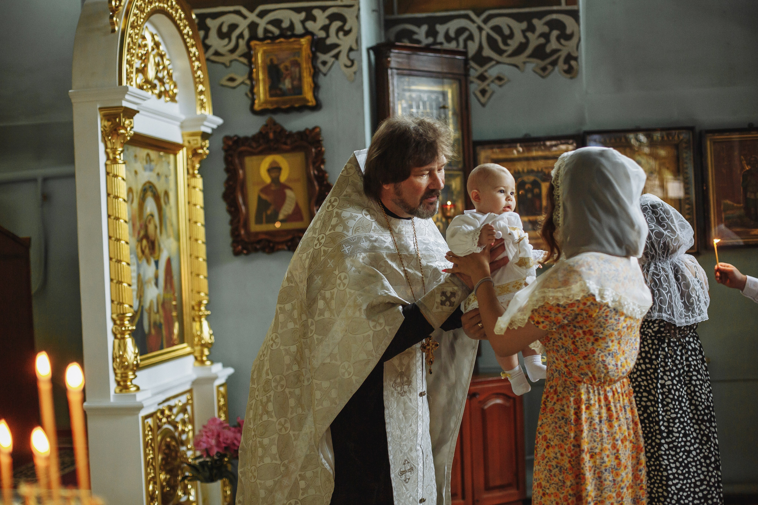 Крещение Софии. Семейный и свадебный фотограф в Саратове Катерина Оленская