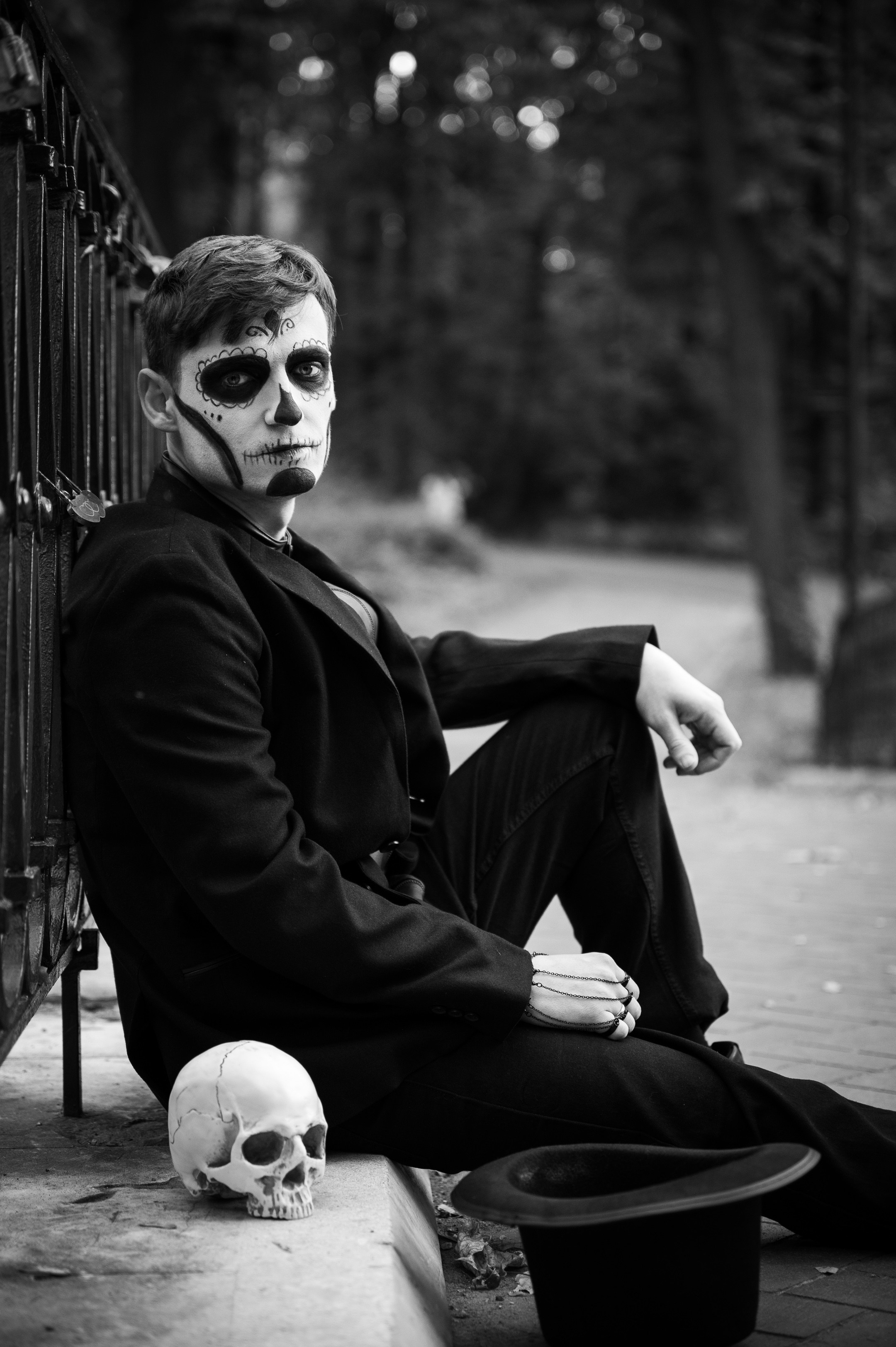 Halloween (Roman and Natalia). Photographer in Moscow Anna Chistiakova