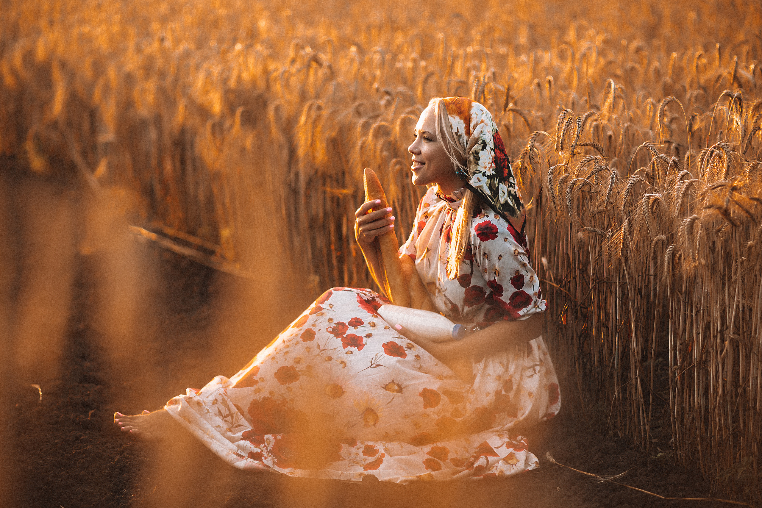 Пшеничное поле. Свадебный и семейный фотограф/видеограф в Краснодаре Наталья Осинская