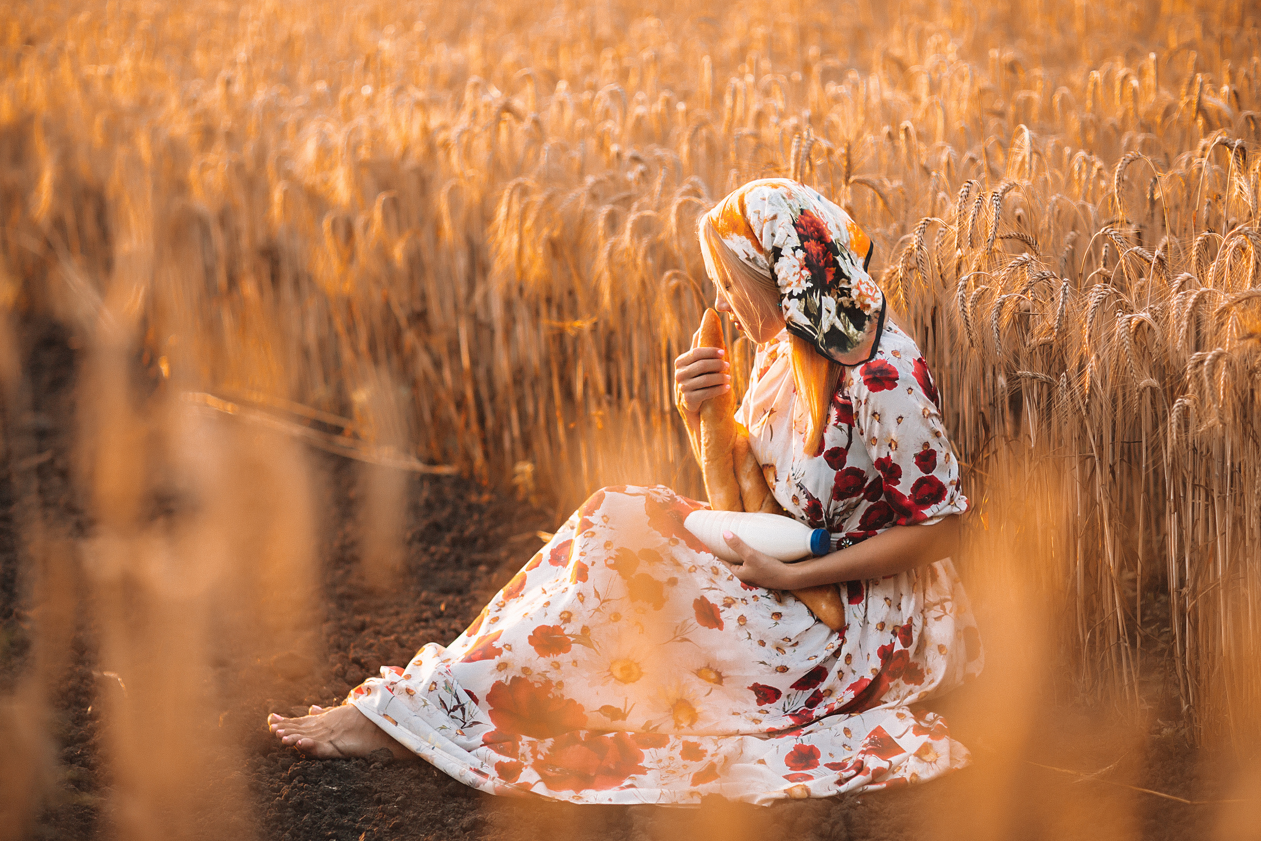 Пшеничное поле. Свадебный и семейный фотограф/видеограф в Краснодаре Наталья Осинская