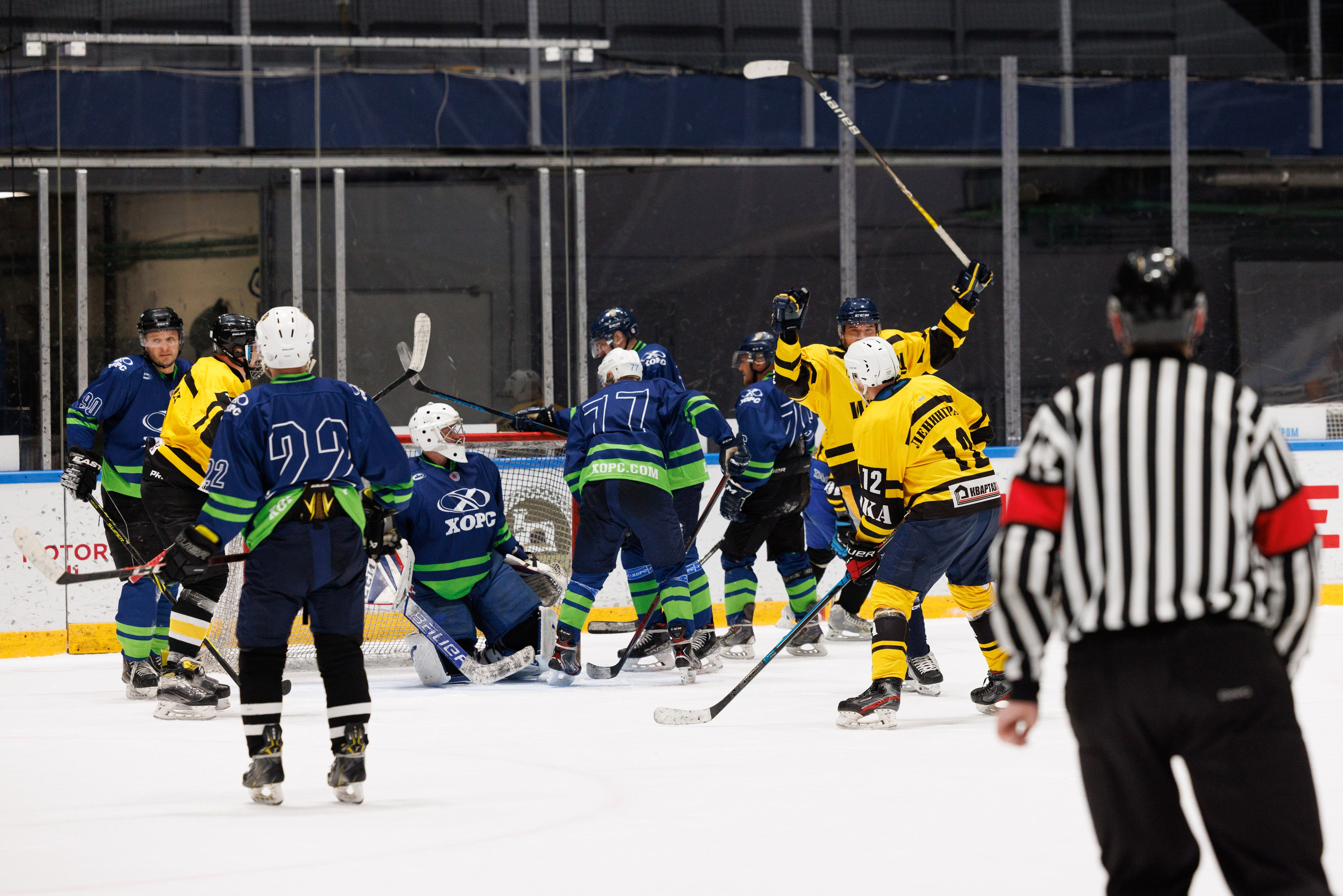 НХЛ (40+) Ижорец — Хорс 3-3. Фотограф Александр Заломаев