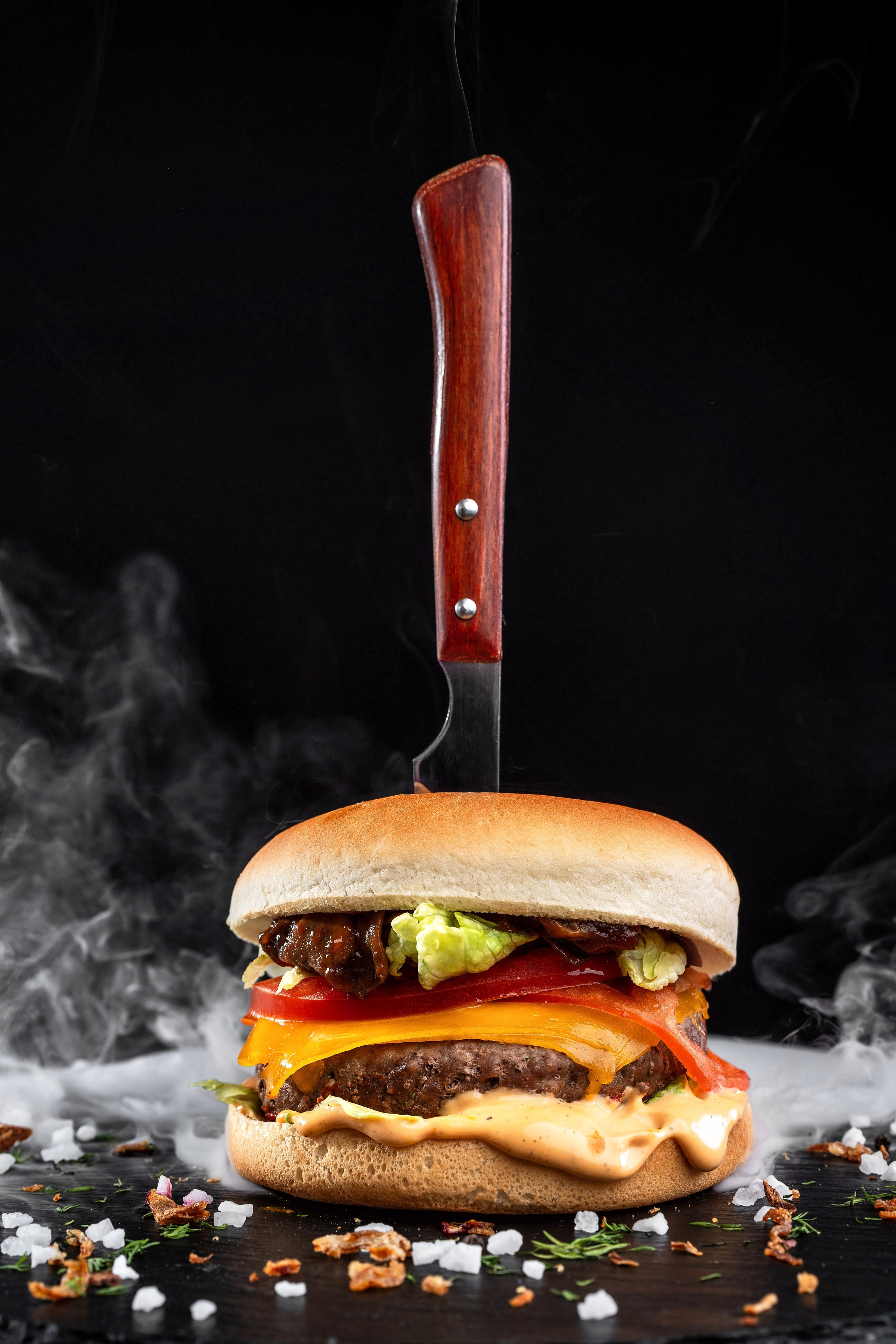 Фуд съемка бургеров. Фотограф Сочи