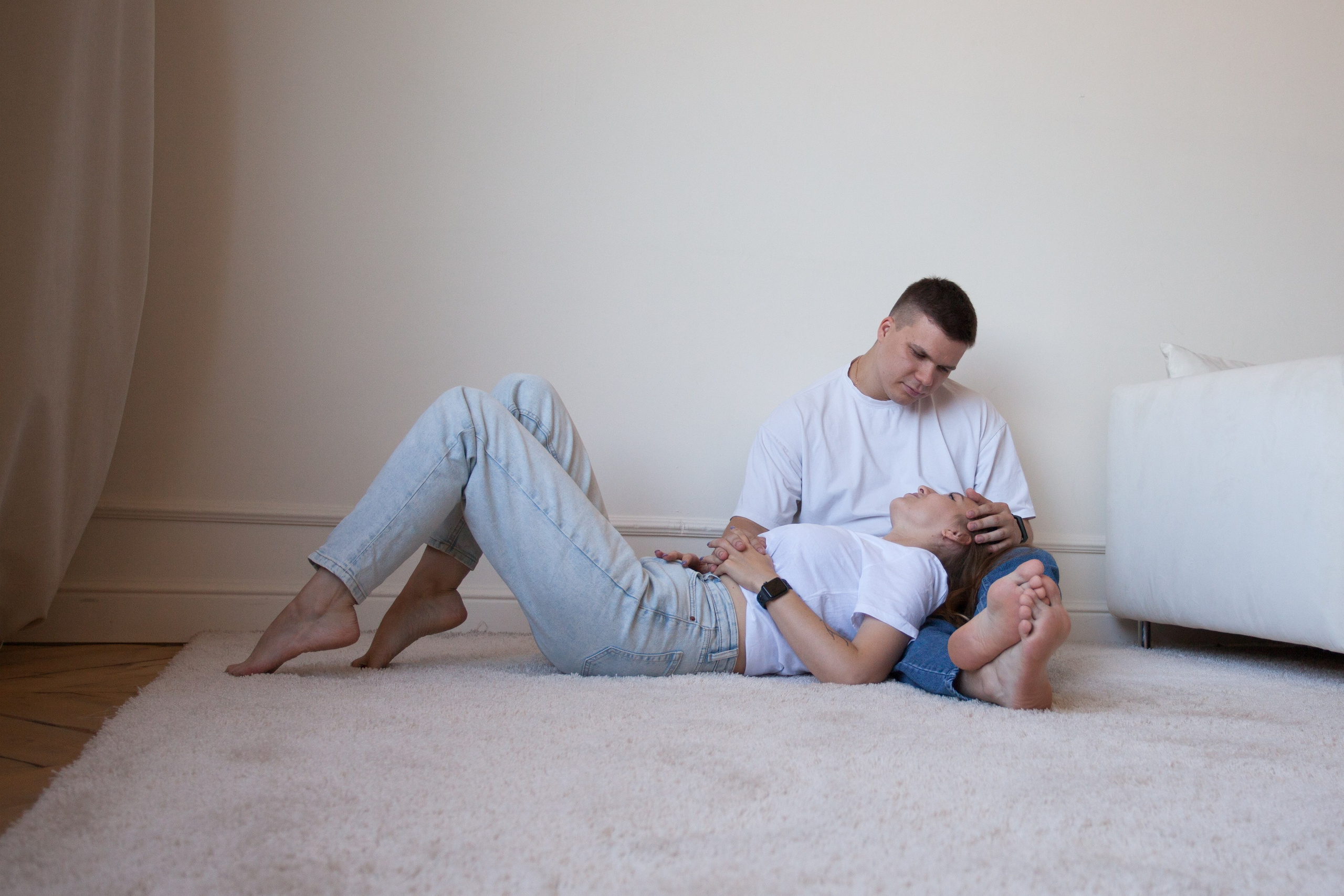 Женя и Кристина минимализм. Семейный и детский фотограф в Краснодаре Брусилова Марина