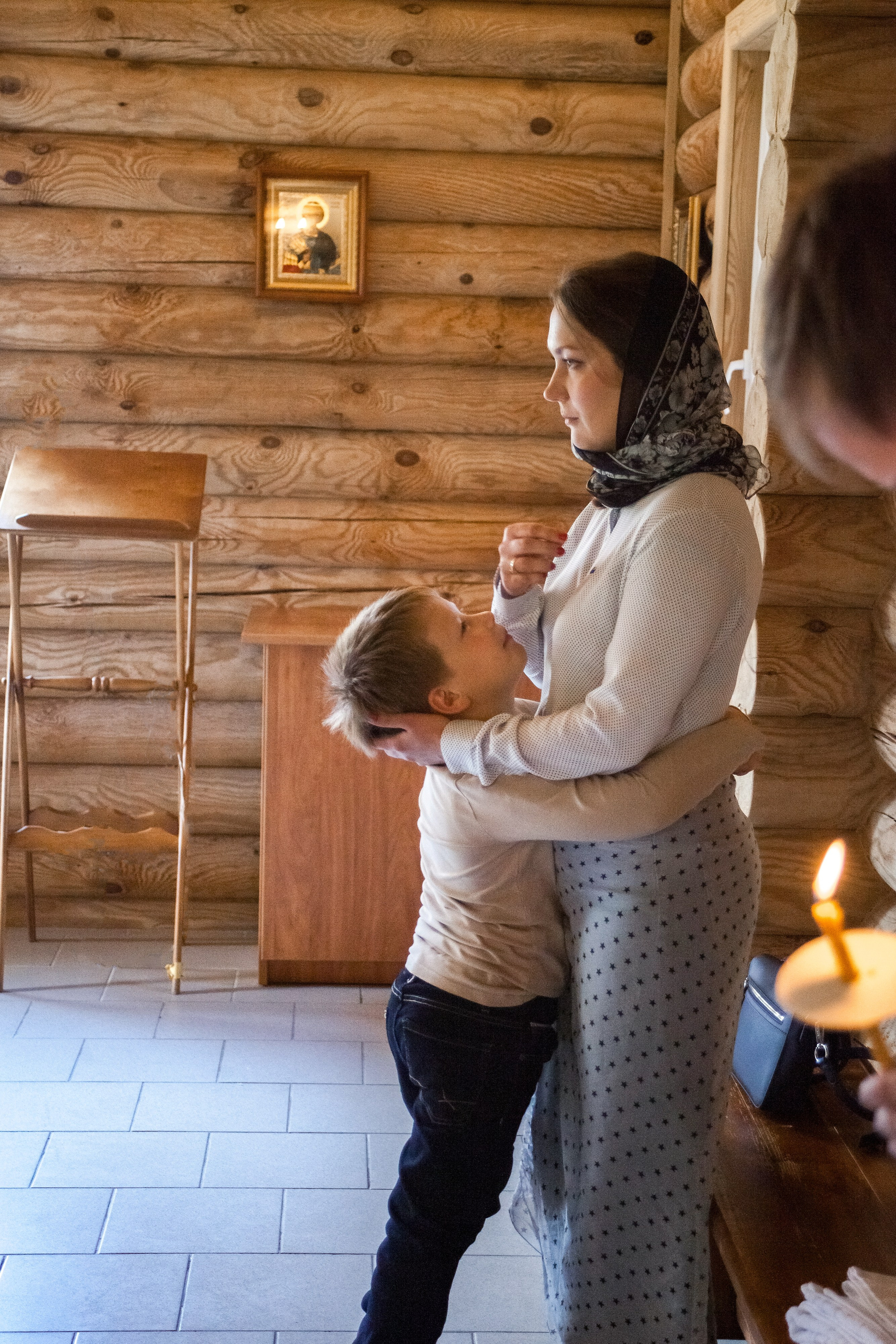 Таинство Крещения Александры. Портретный, семейный, свадебный фотограф в Брянске Маргарита Василькова