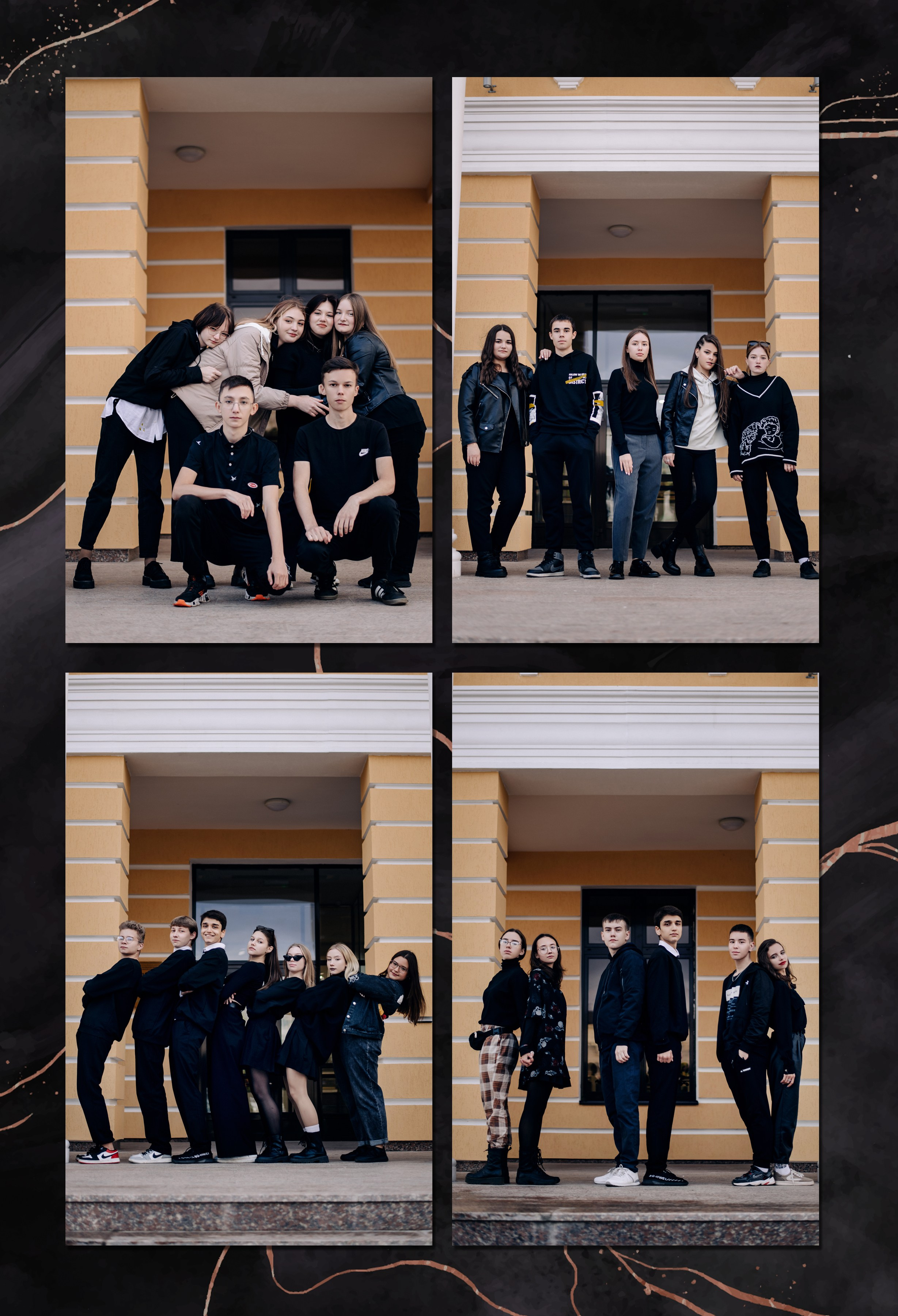 Шаблон фотокниги «Marble Dark». Фотограф — МАРИЯ МЕДВЕДЕВА