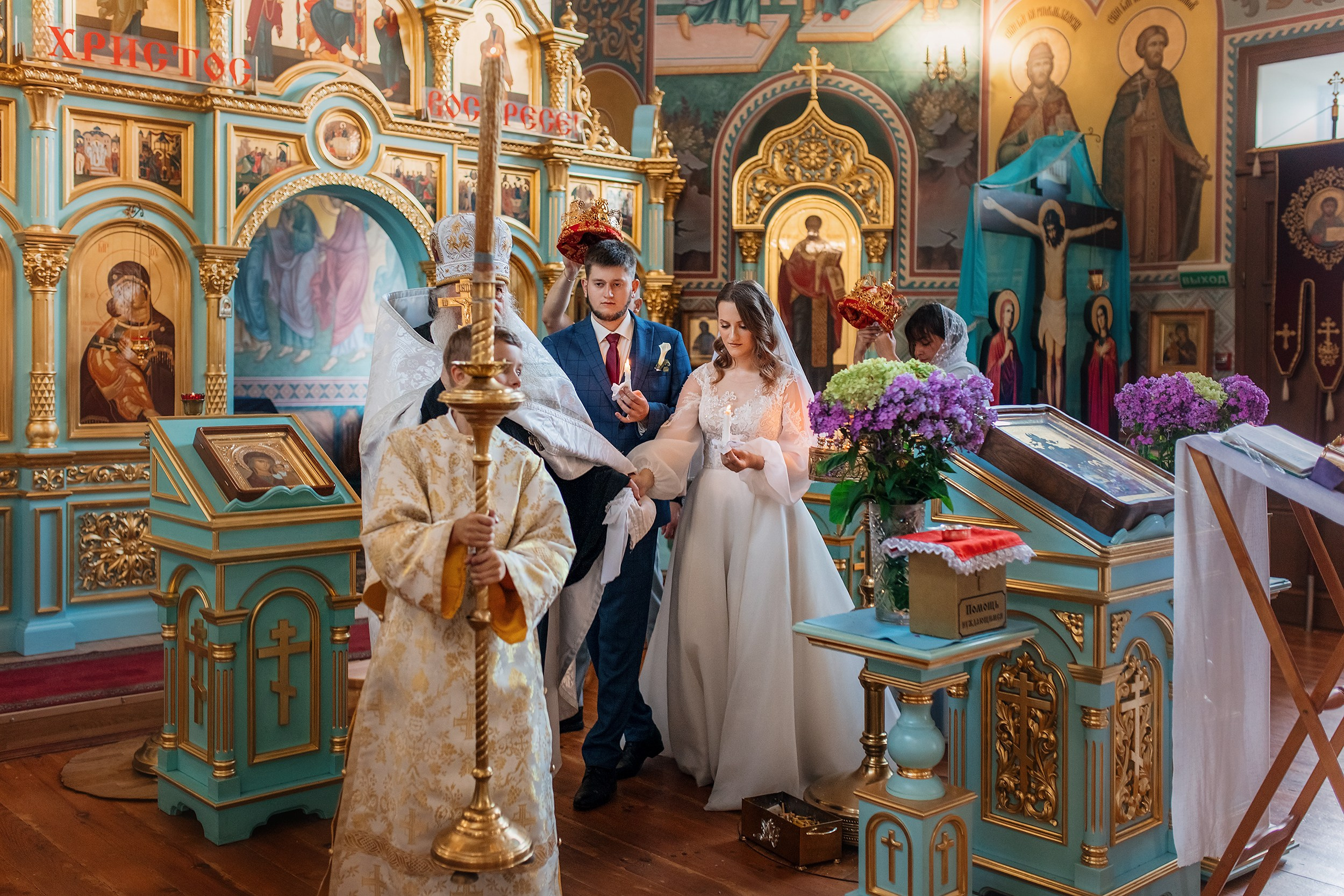 Венчание Храм в честь Рождества Пресвятой Богородицы. Фотограф Додонова Ольга Брянск Москва