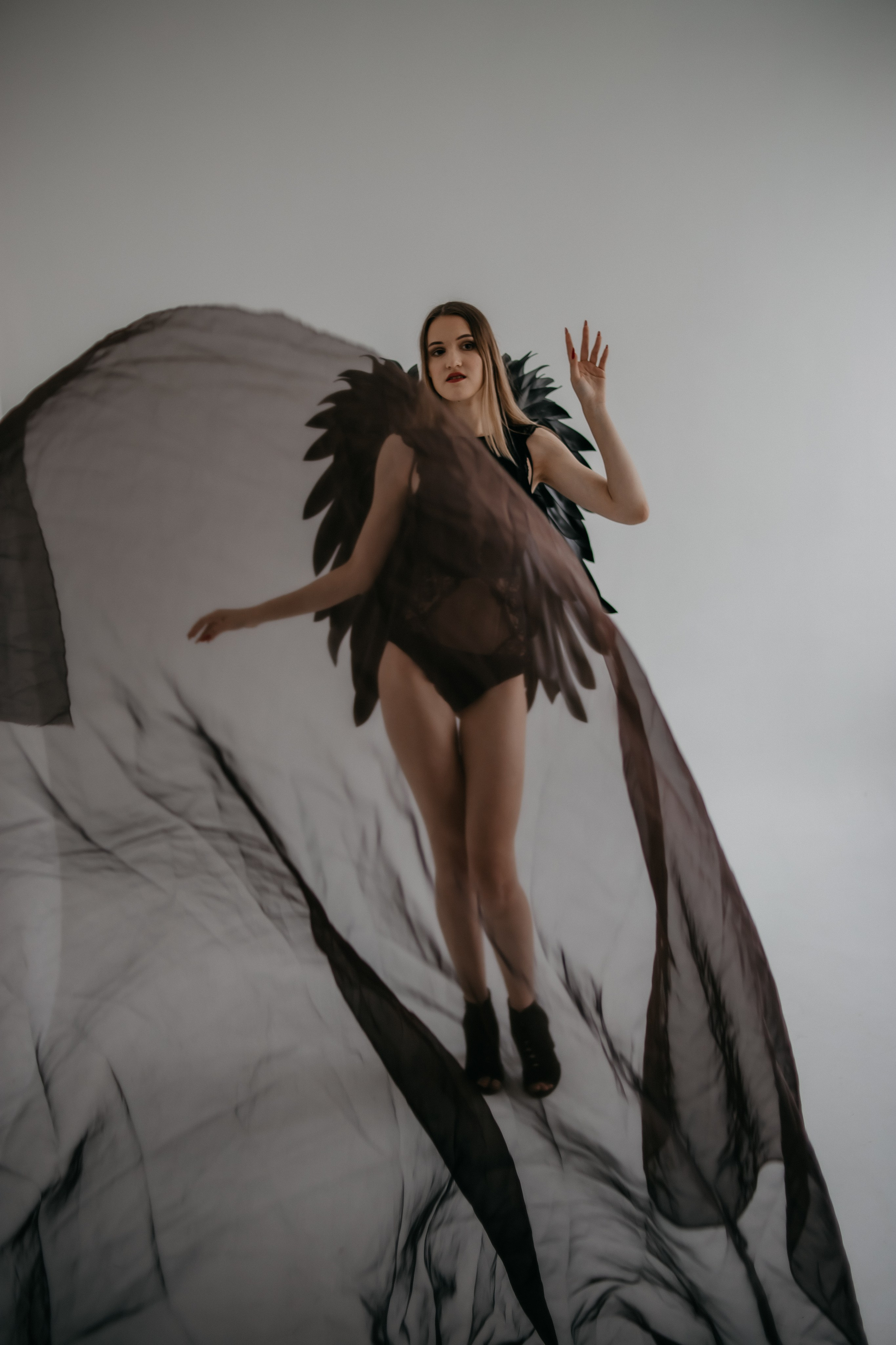 Татьяна. Черный ангел. Фотограф Регина Крикунова г. Красноярск