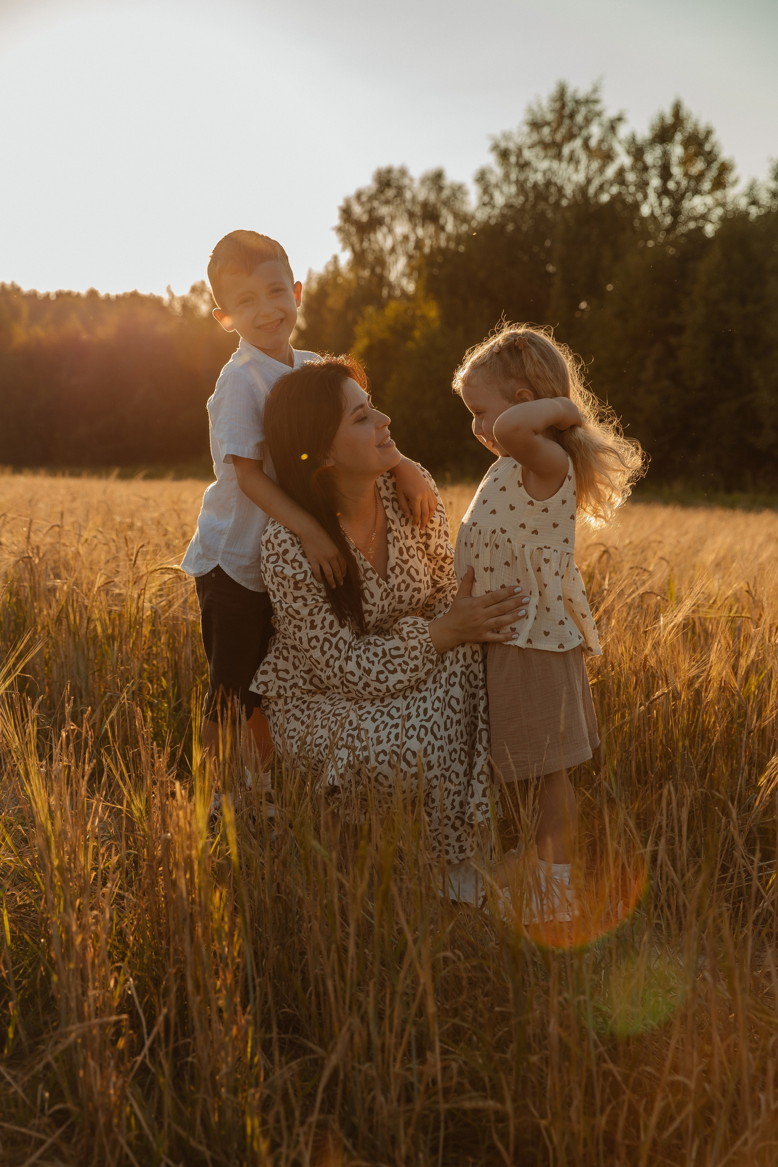 Дима Алёна Добромир и Стеша. Семейный фотограф Москва