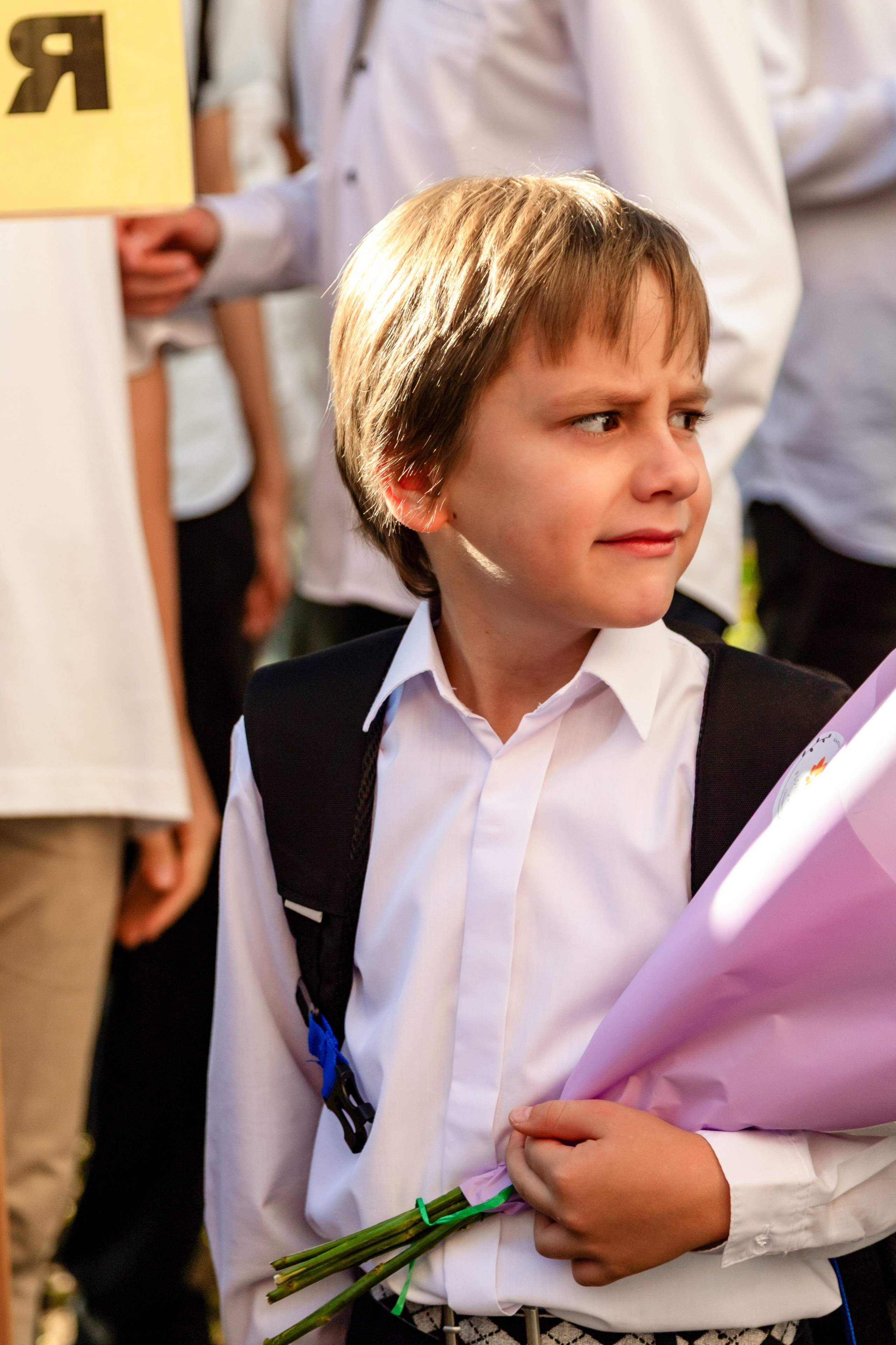 ПЕРВОЕ СЕНТЯБРЯ — линейка. Фотограф Алина Лебедь