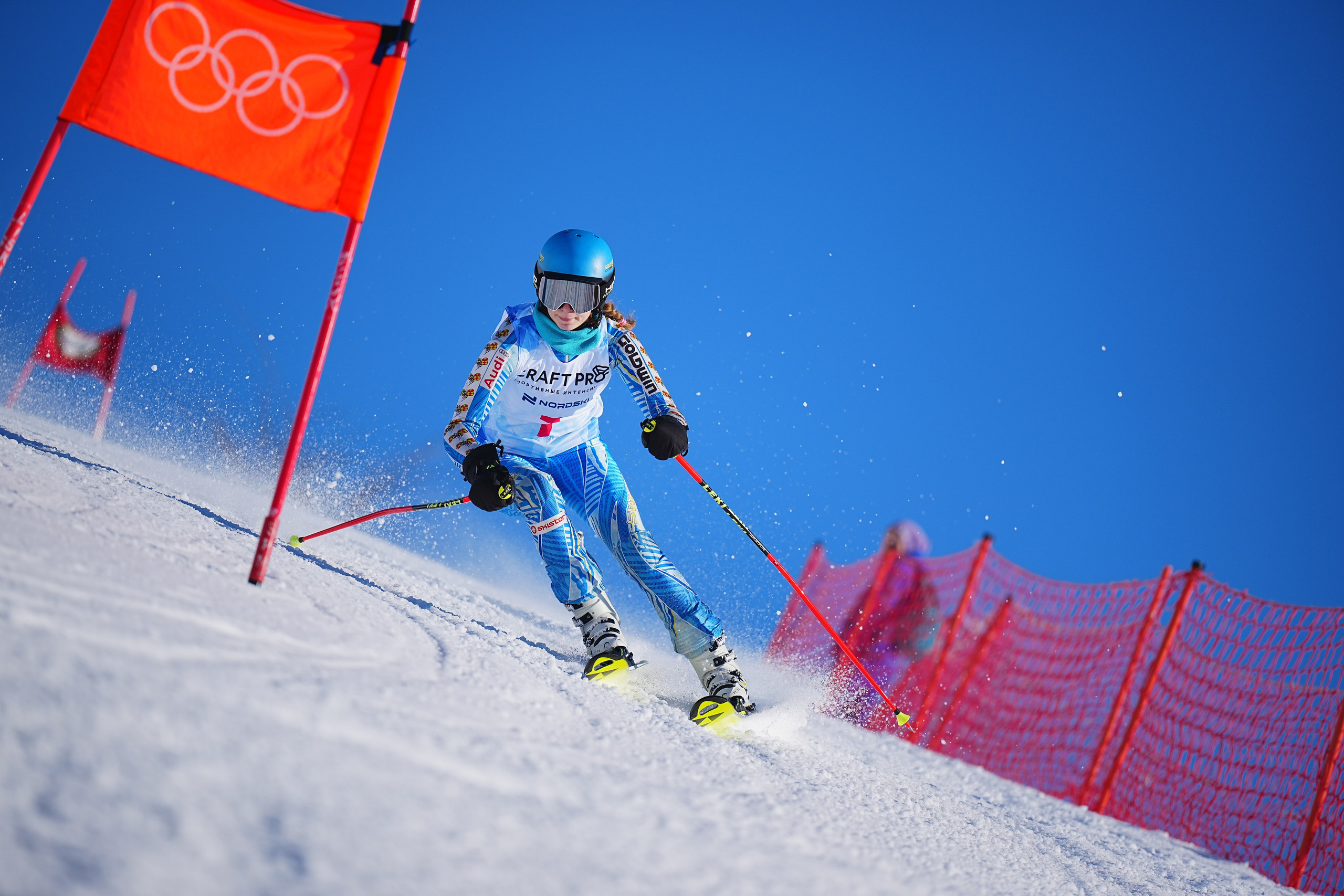 Шуколово. Открытое Первенство МФТИ по горным лыжам. GS, Telemark, 2024. Фотограф Студитский Евгений