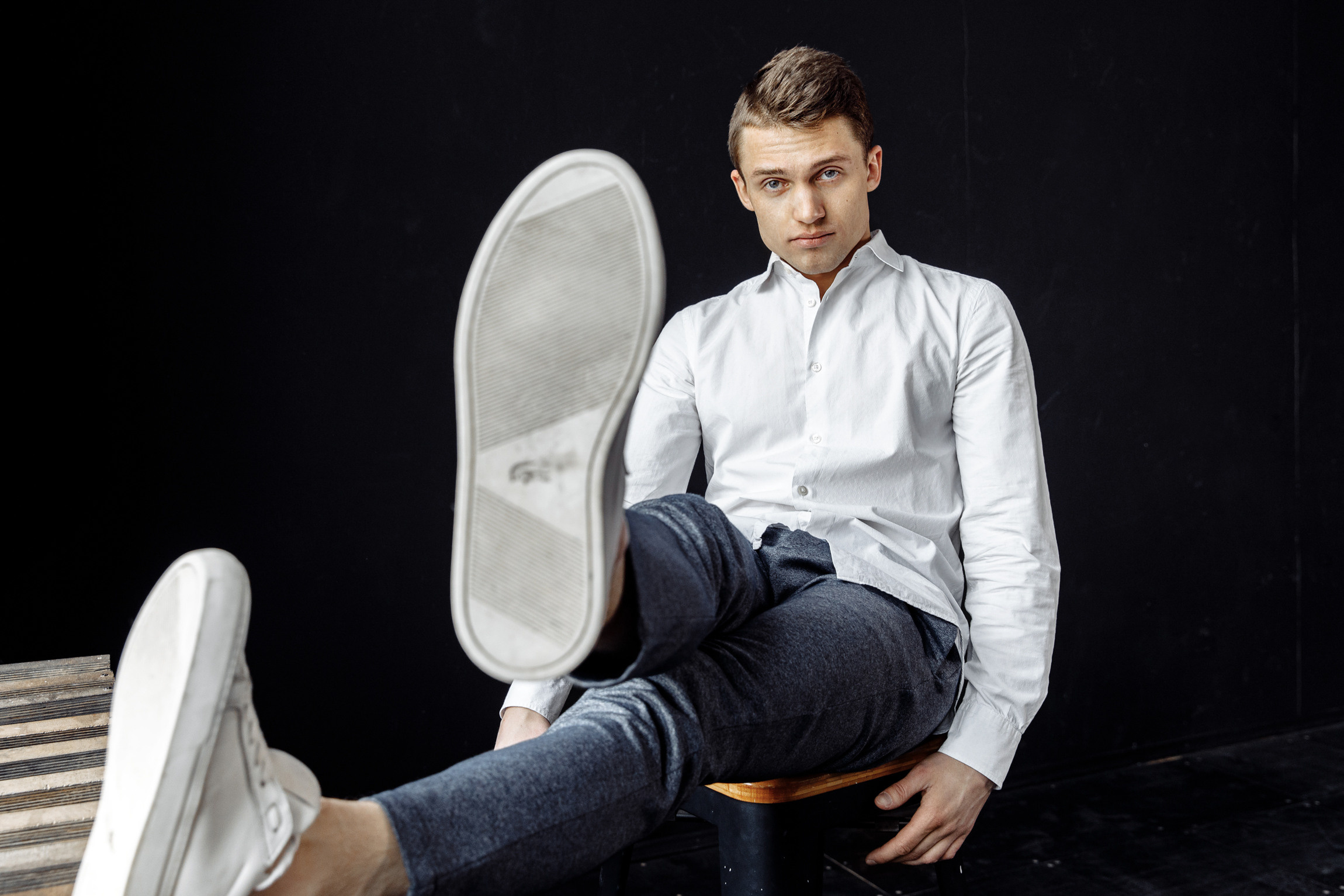 Студийная съемка. Мужской портрет