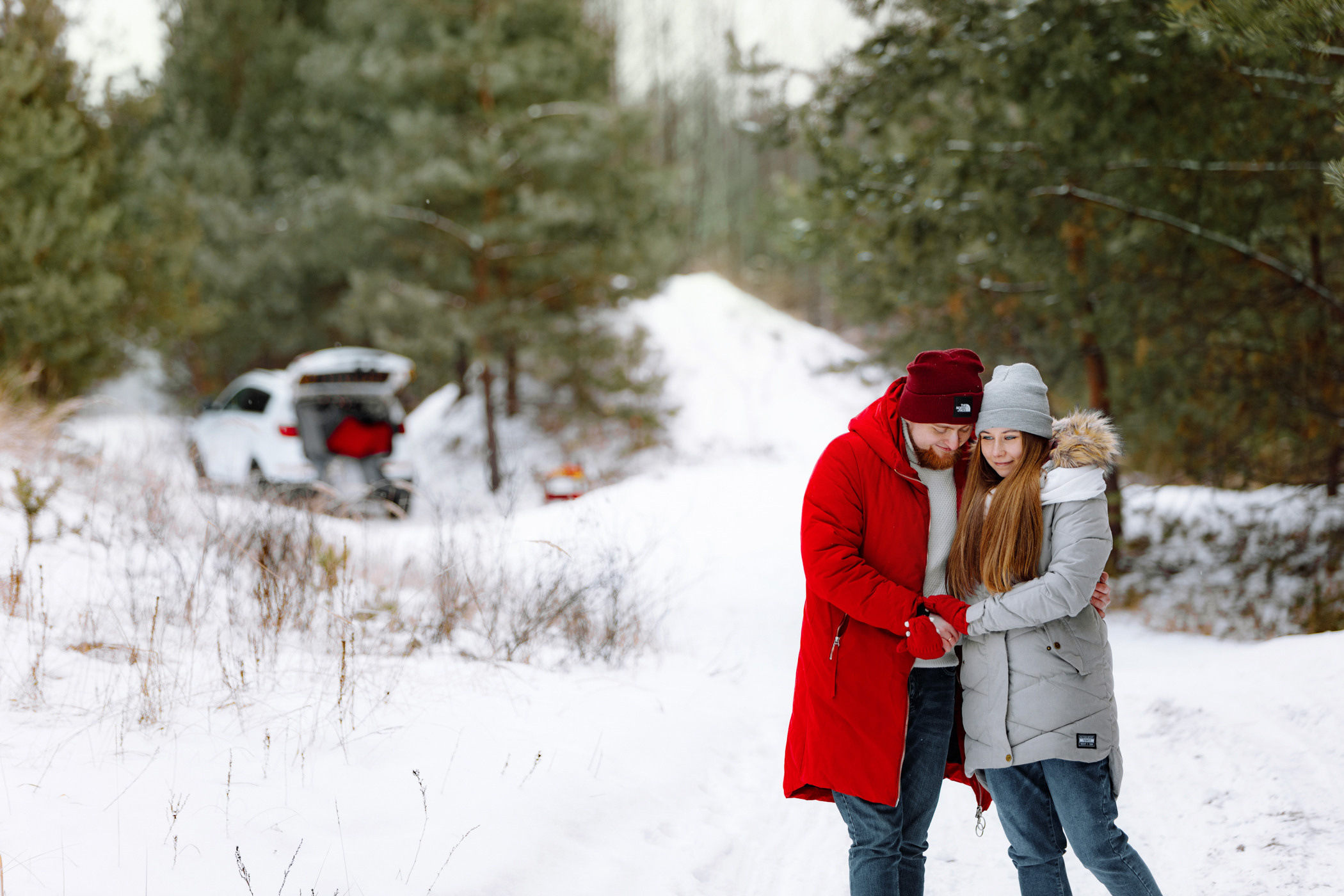 Зимняя сказка Виталий и Мария