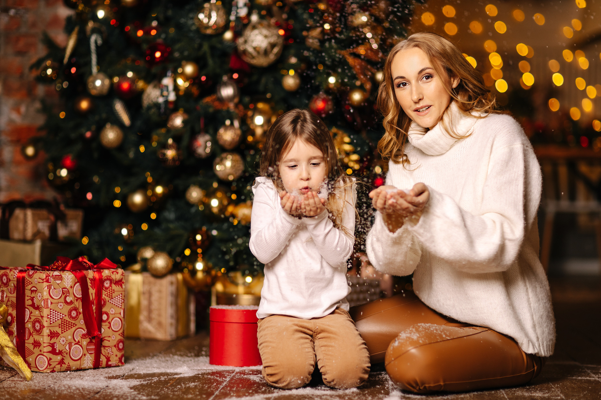 Оксана и Сергей, Артем и София