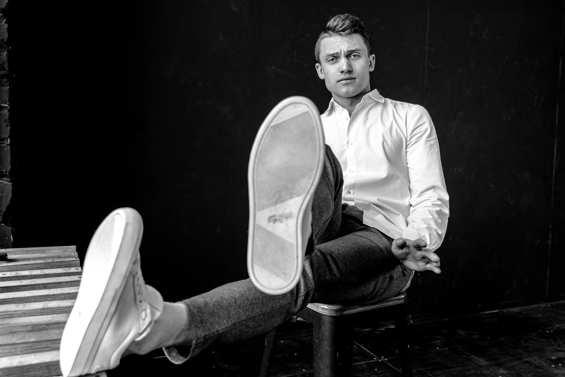 Студийная съемка. Мужской портрет