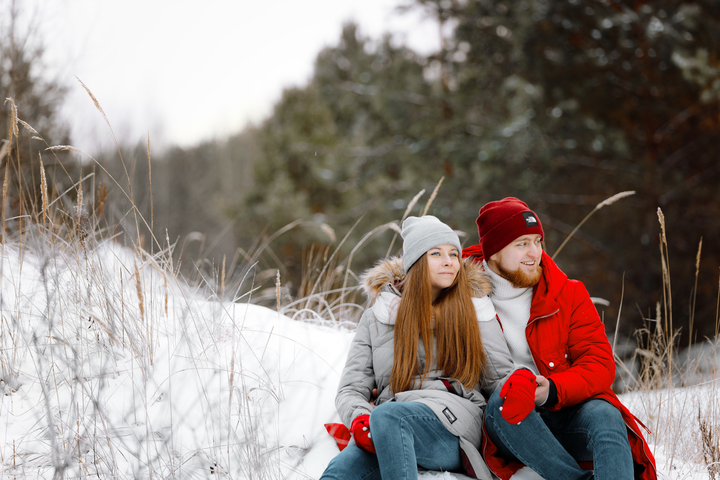 Зимняя сказка Виталий и Мария