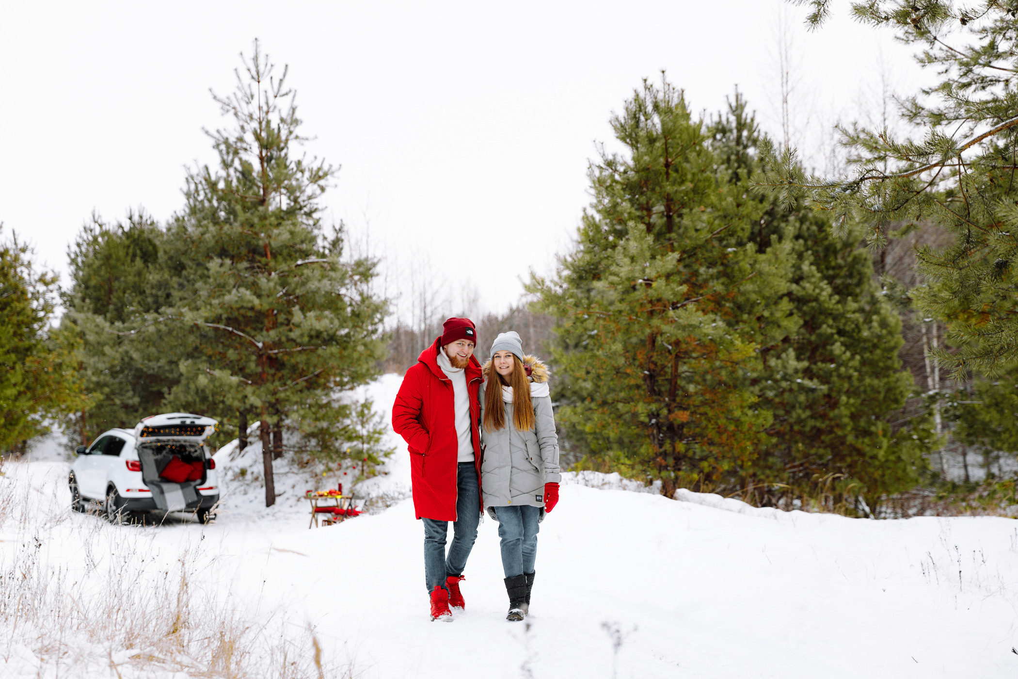 Зимняя сказка Виталий и Мария