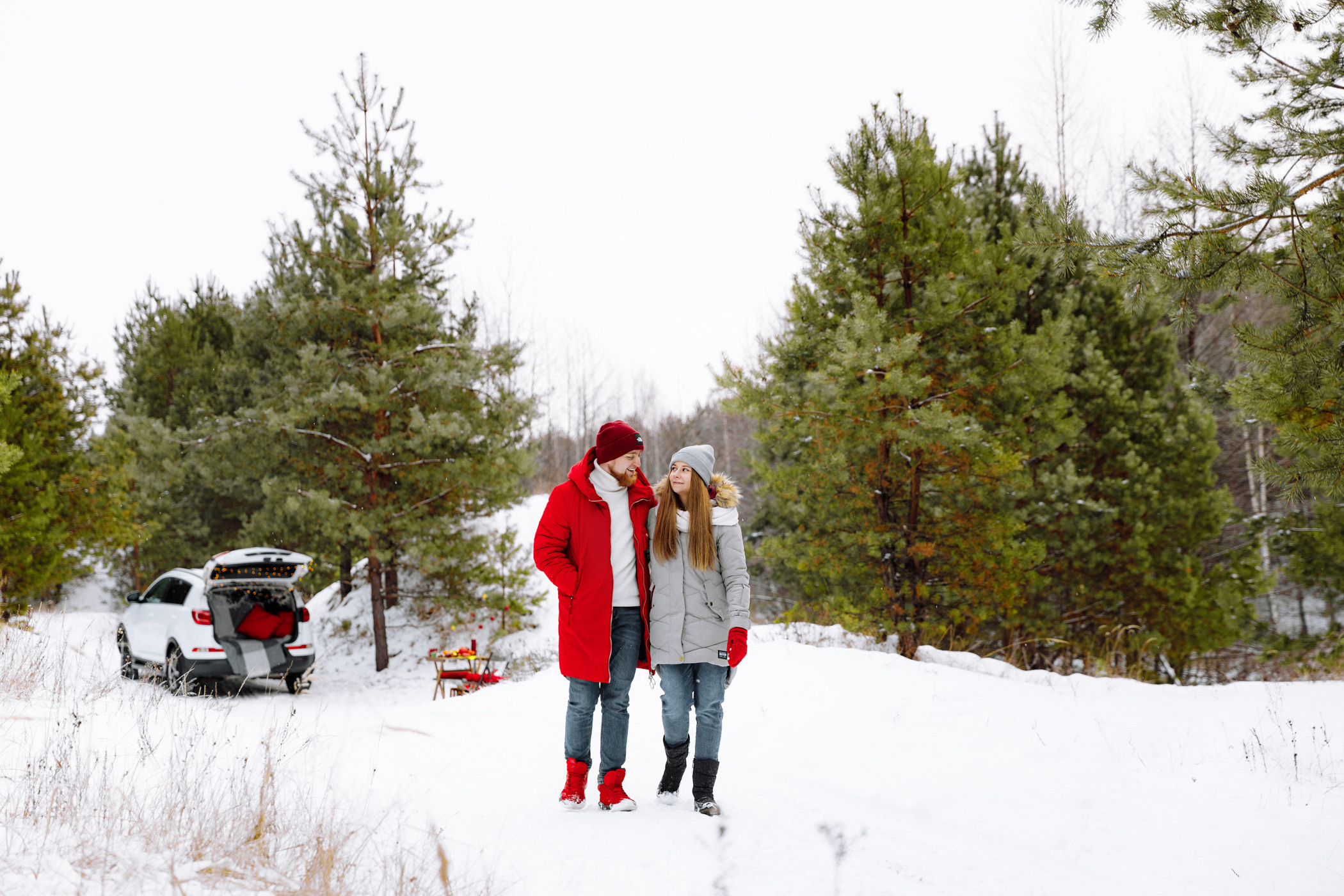 Зимняя сказка Виталий и Мария